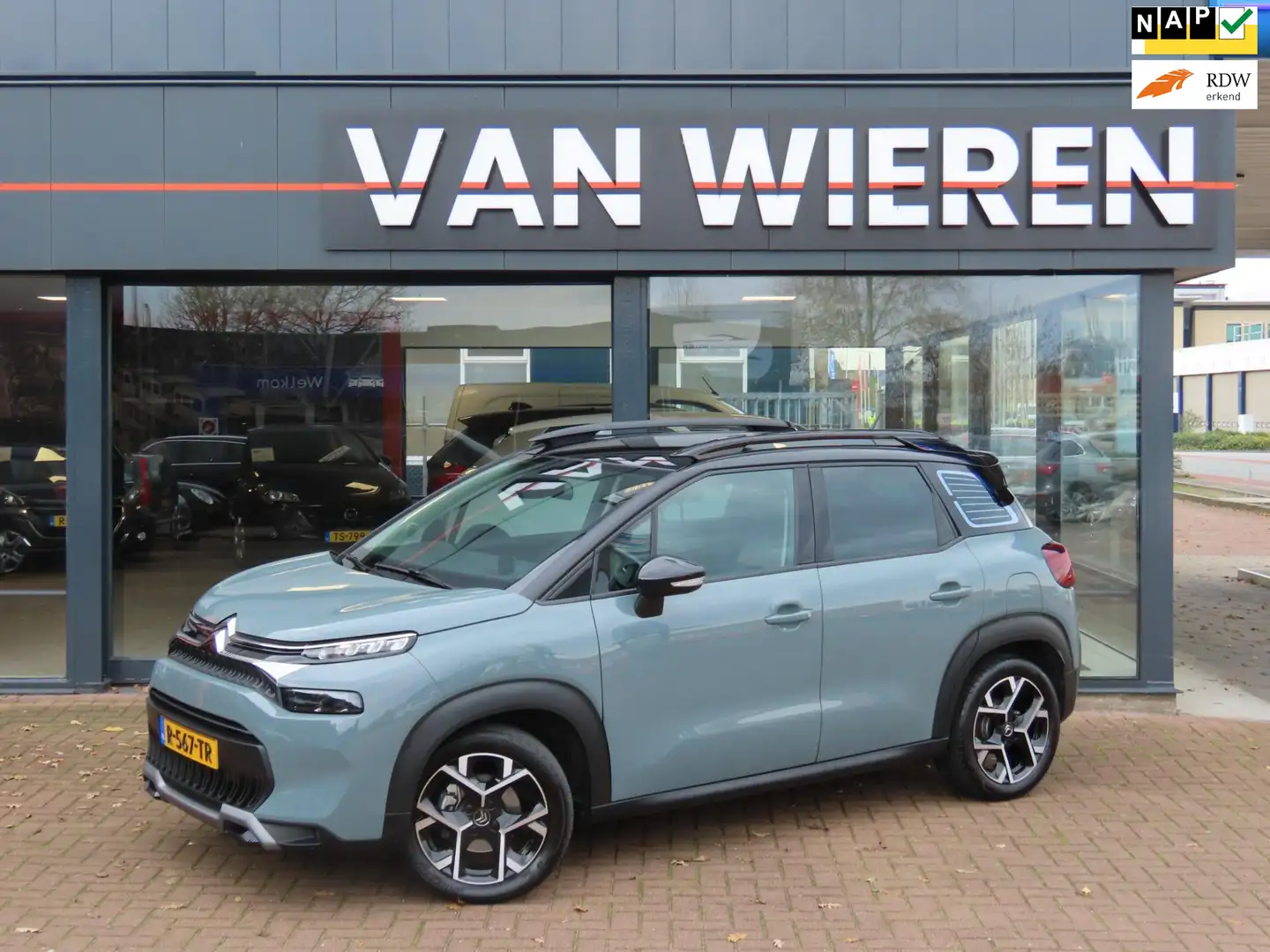 Citroen C3 Aircross 1.2 PureTech Shine Pack Business Trekhaak HUD Stoe Grijs - 1