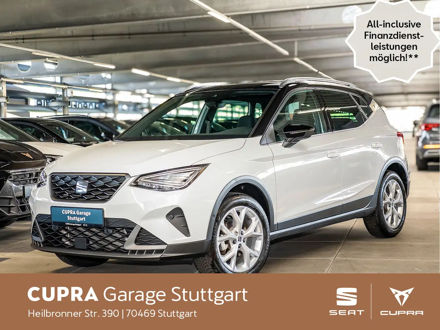 SEAT Arona Sport 1.0 TSI DSG 85kW Weiß - 1