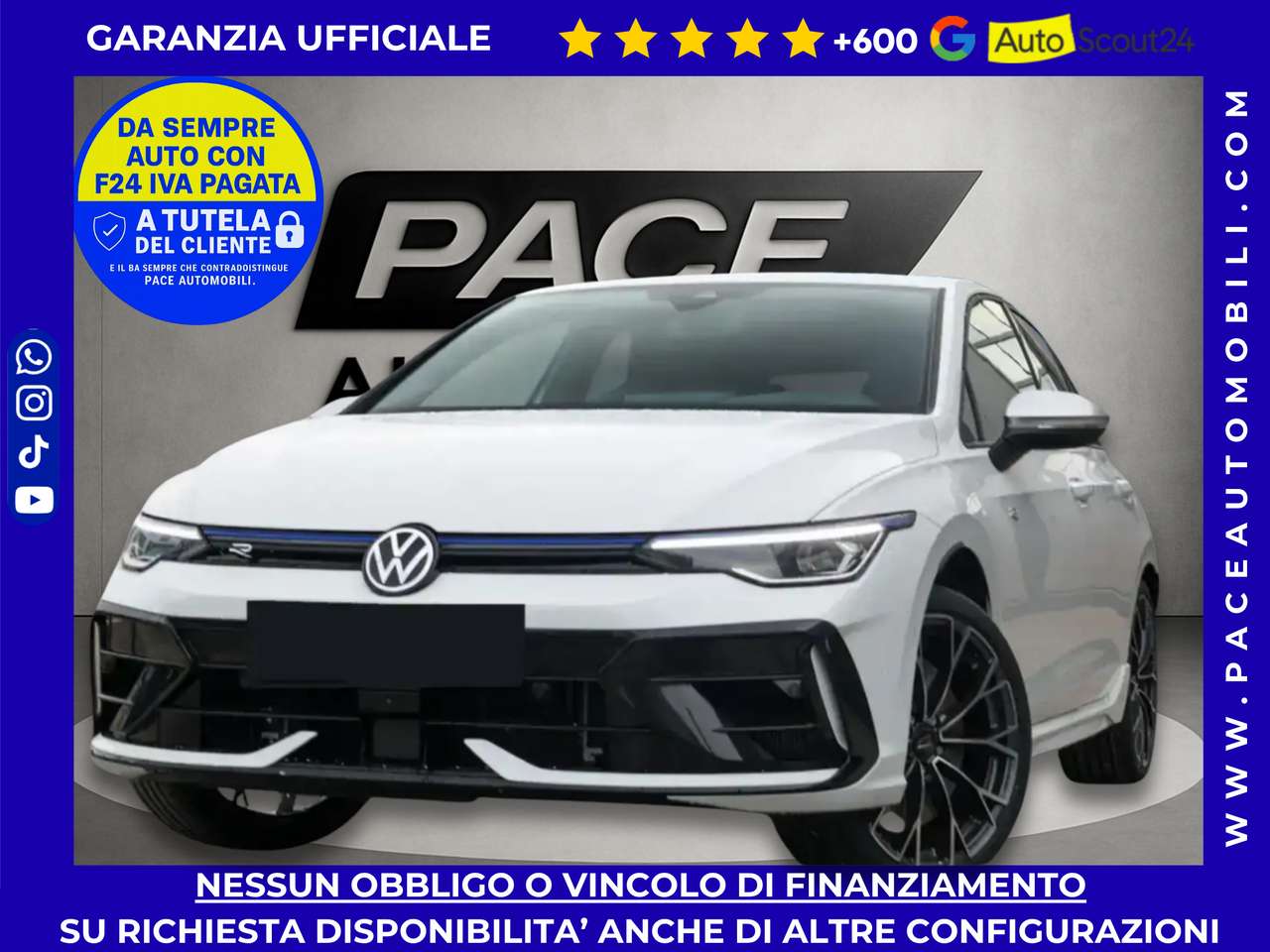 Volkswagen Golf R VIII 8.5 PERFORMANCE 4MOTION ACC KAMERA BLACK PACK