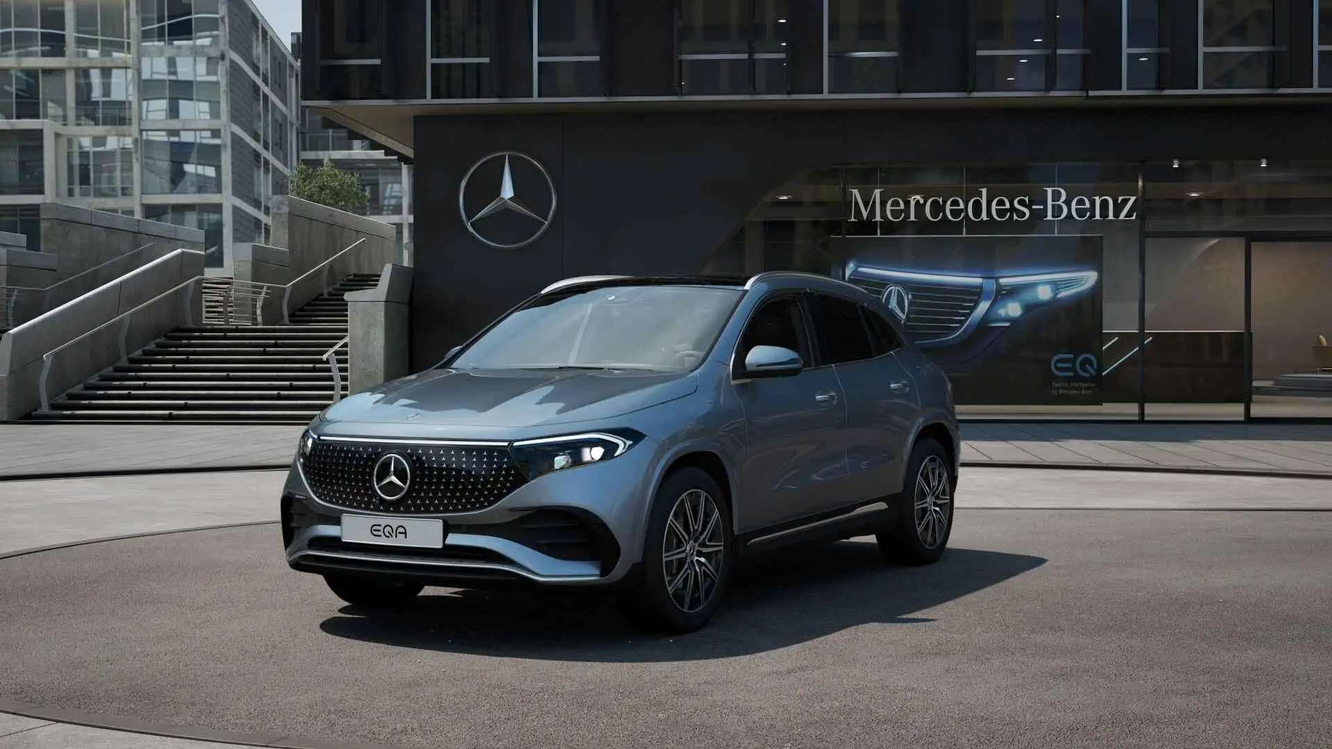 Mercedes-Benz EQA 250 250+ Business Solution AMG Panorama dak Šedá - 1
