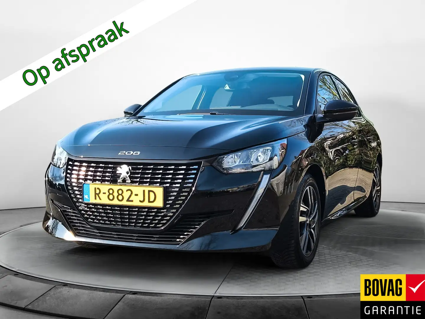 Peugeot 208 1.2 PureTech Allure Pack (75 PK) 1e-Eig. & Dealer- Schwarz - 1