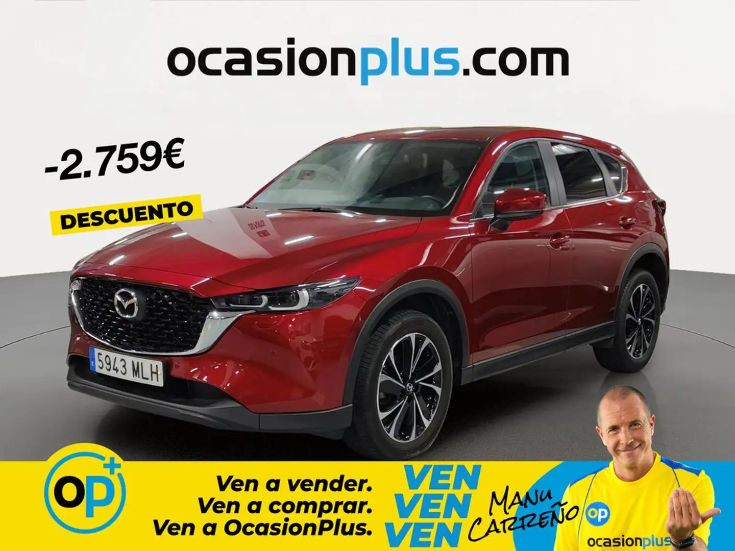 Mazda CX-5 2.0 e-Skyactiv-G MHEV Advantage 2WD 121kW Rojo - 1