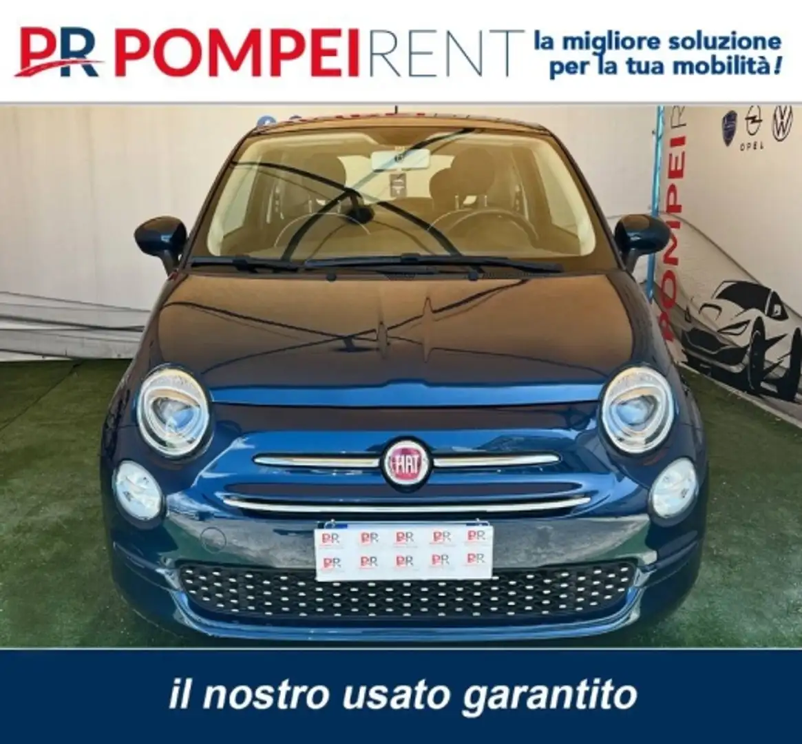 Fiat 500 1.2 Lounge 69cv Bleu - 2