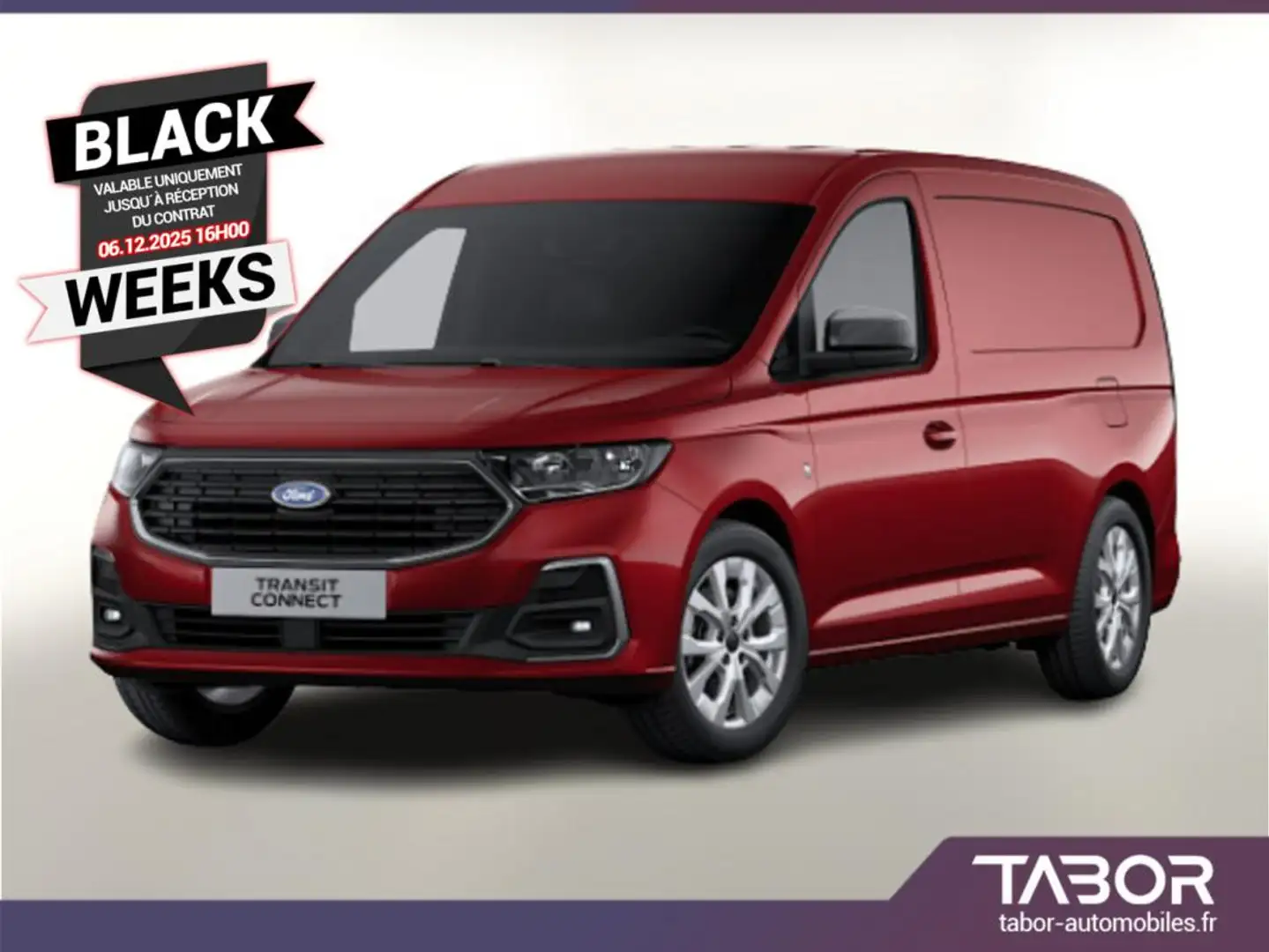 Ford Transit Connect L2 TDCI 122 Aut Limited Rouge - 1