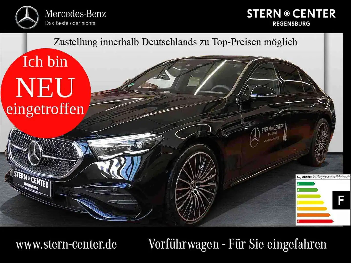 Mercedes-Benz E 450 d 4MATIC Limousine Sitzklima AMG SHD MBUX Schwarz - 1