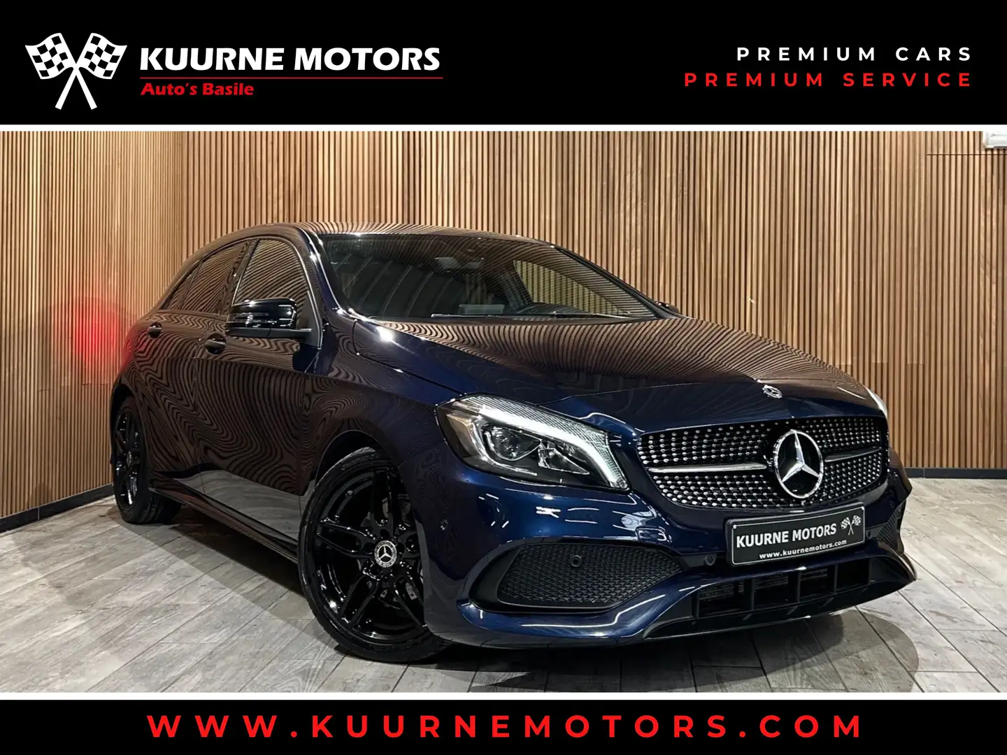 Mercedes-Benz A 180 AMG Line Alu18"/Led/Pdc/Gps/Cruise *1j garantie* Blau - 1