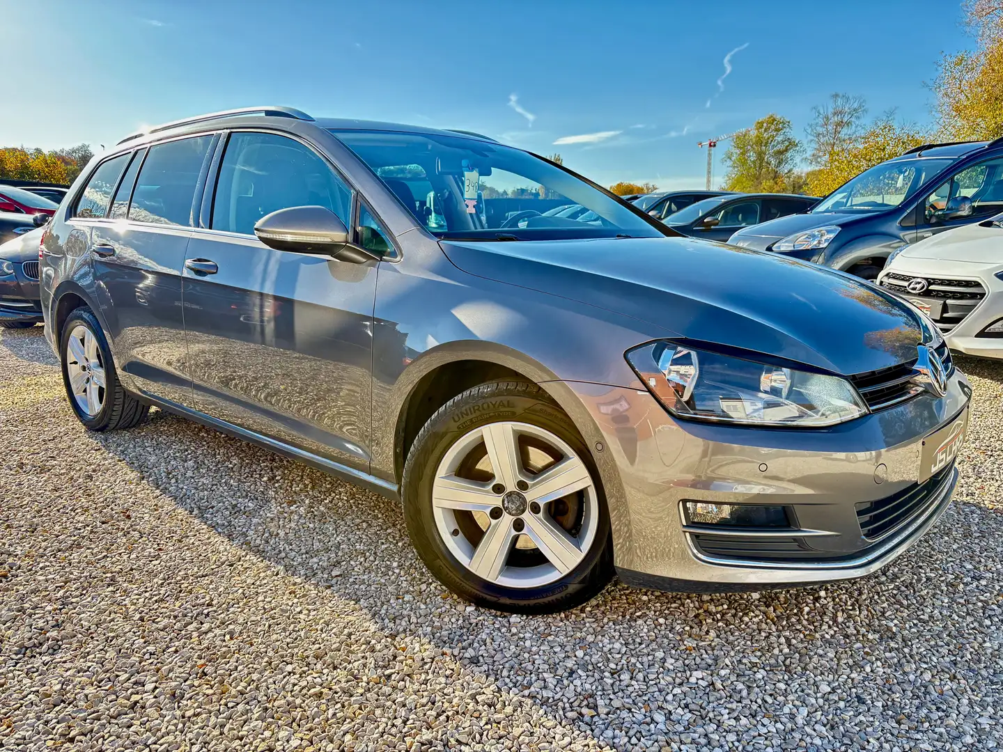 Volkswagen Golf Variant 1.6 CR TDi Highline*ALCANTARA*GPS*AIRCO*PDC*CRUISE Gris - 2