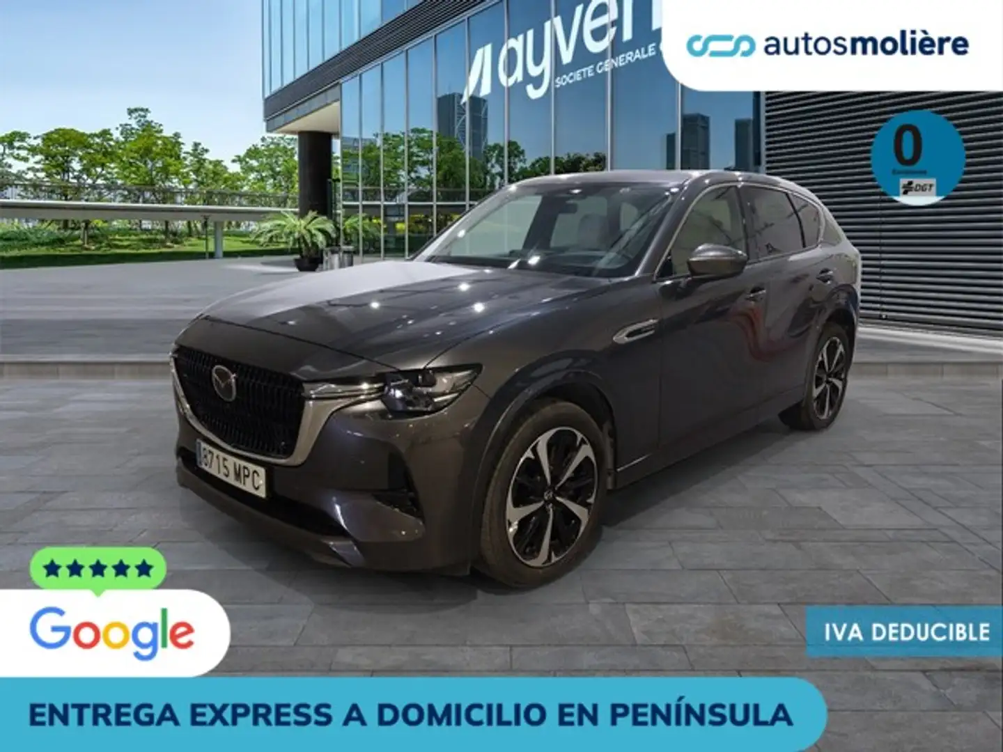 Mazda CX-60 2.5L e-Skyactiv-G PHEV Takumi AWD Gris - 1