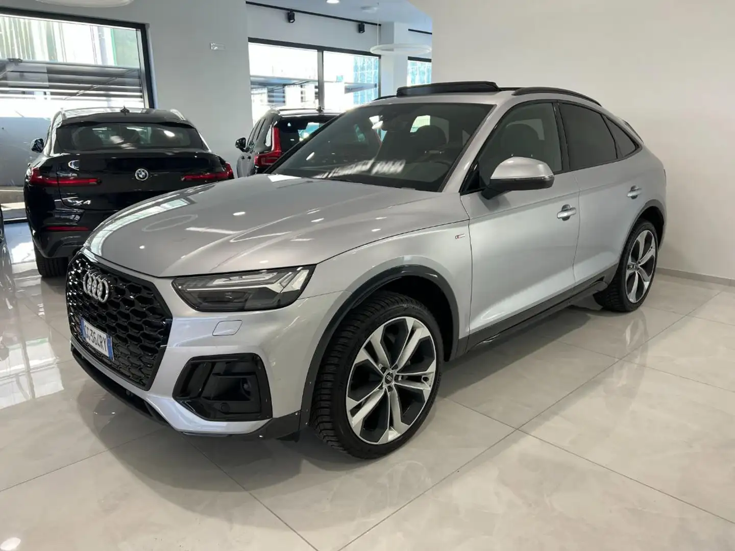 Audi Q5 SPB 40 TDI quattro S tronic S line plus Sportback Argent - 1