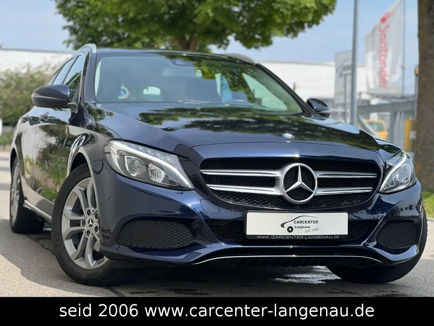 Mercedes-Benz C 200 T d G-Tronic Plus Avantgarde + 8 x Bereift Blauw - 1