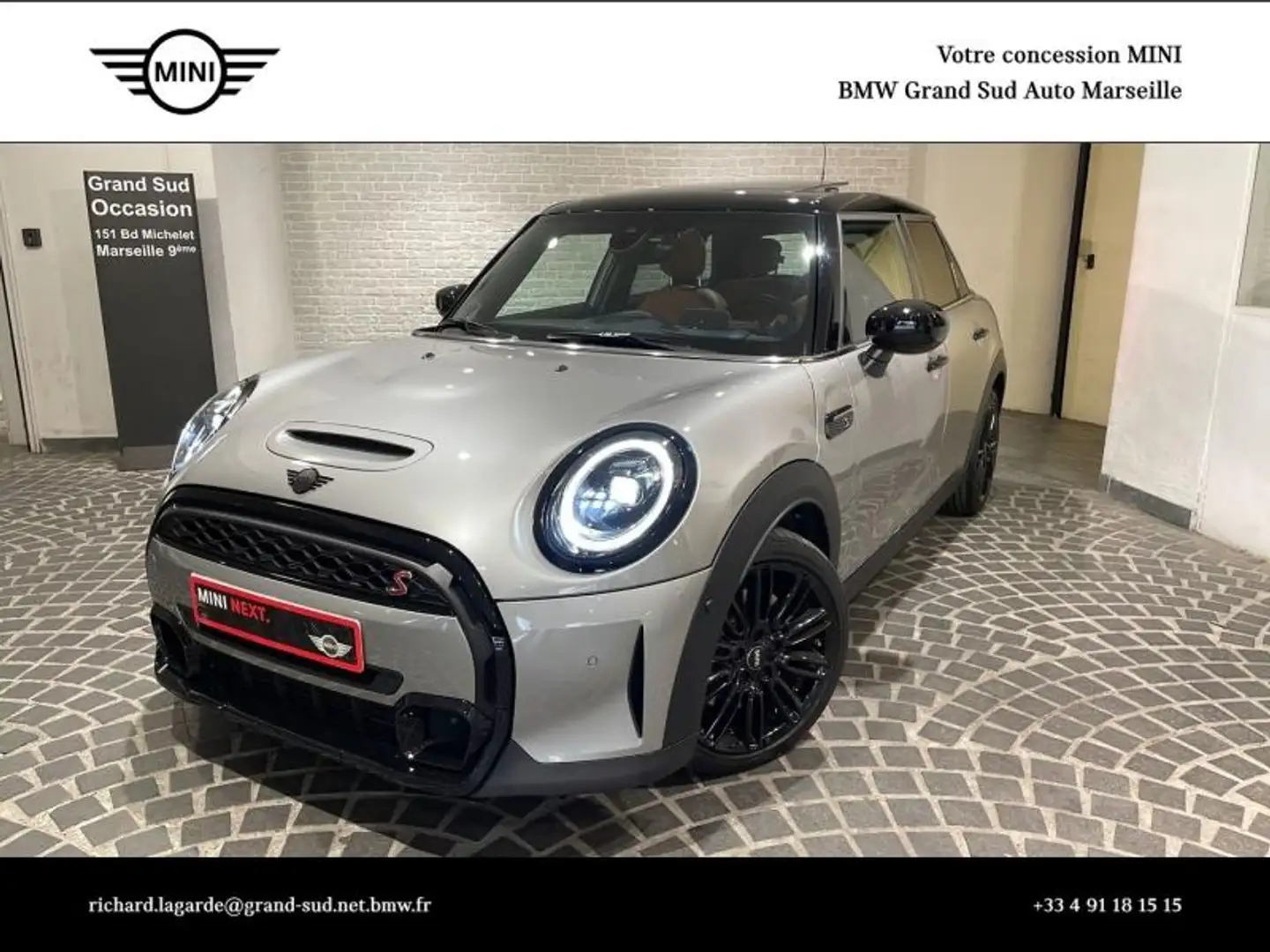 MINI Cooper S Cooper S 178ch Edition Premium Plus BVA7 Argent - 1