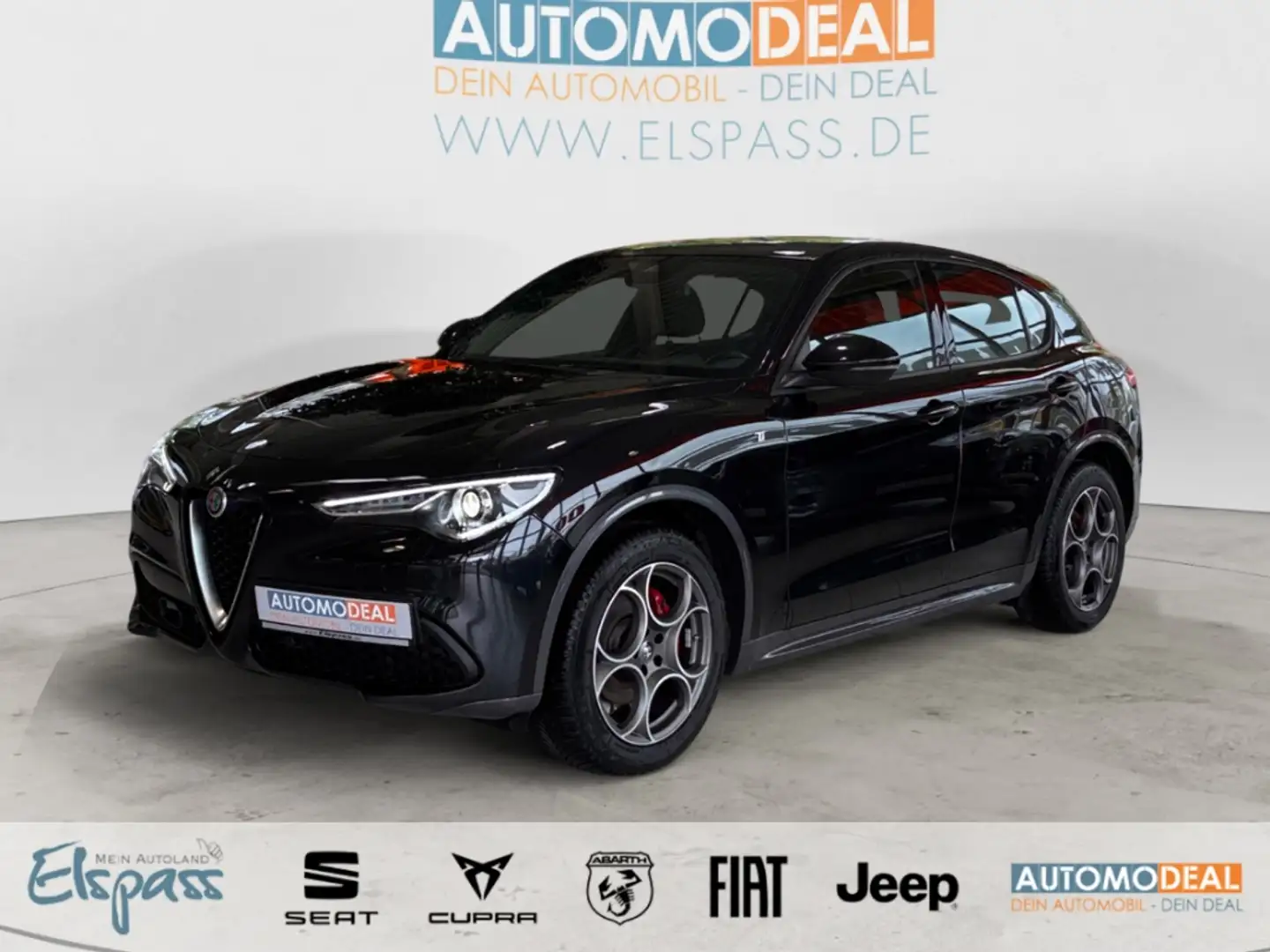 Alfa Romeo Stelvio Ti Q4 AUTOMATIK ALLWETTER NAV XENON ALLRAD KAMERA Černá - 1