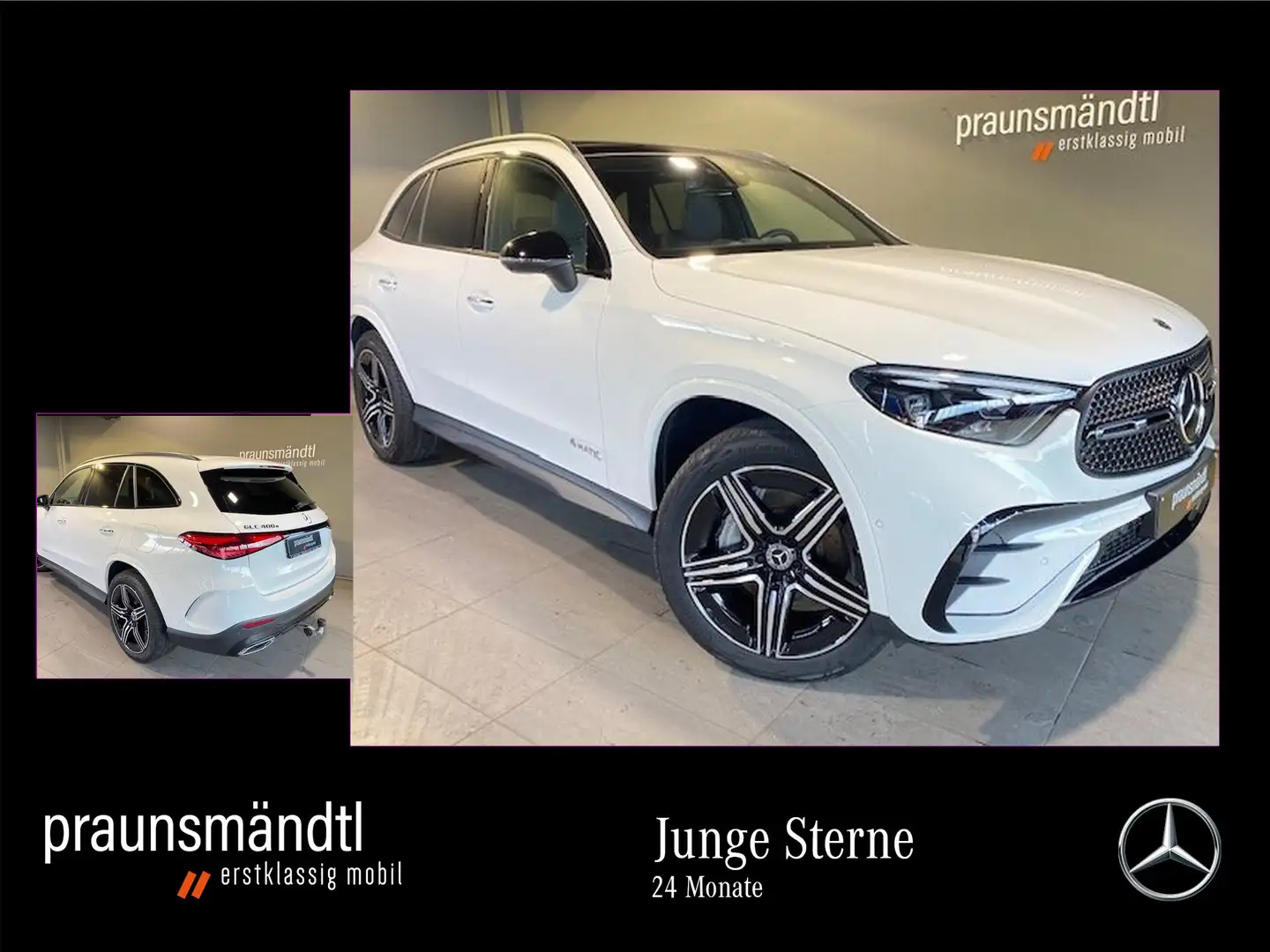 Mercedes-Benz GLC 400 e 4M AMG Night AHK/Sound/Pano/Distro/20" Weiß - 1