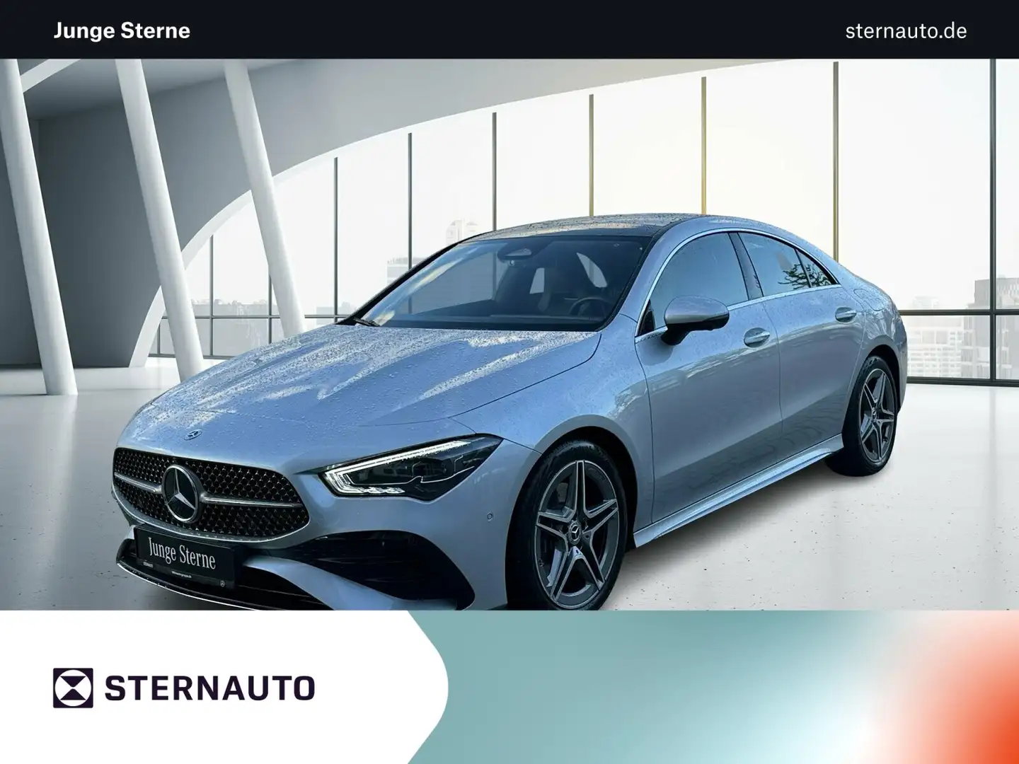 Mercedes-Benz CLA 200 CLA 200 d Edition AMG Pano Burmester Distro Navi Silber - 1