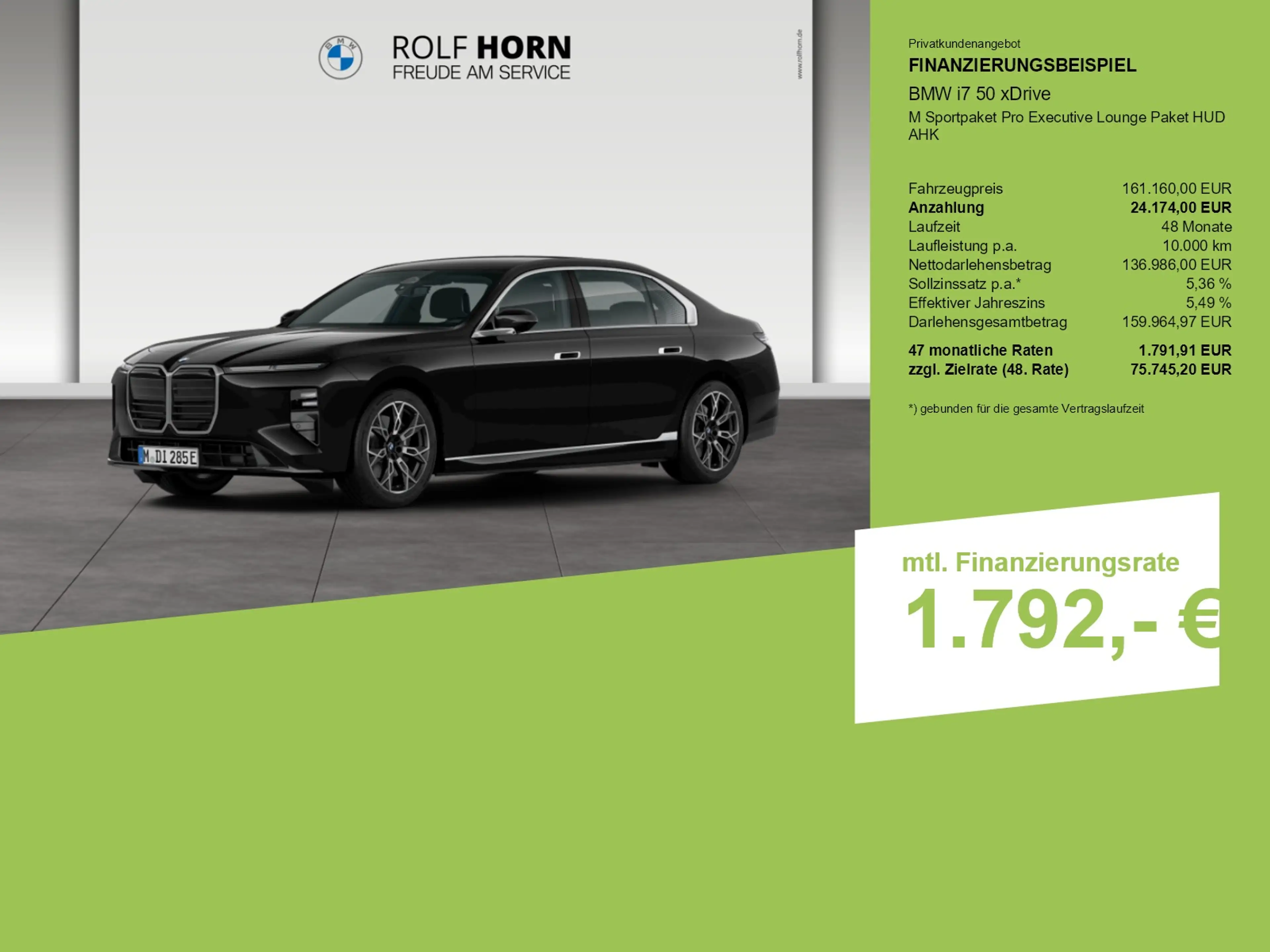 BMW i7 50 xDrive M Sportpaket Pro Executive Lounge Paket — photo 3