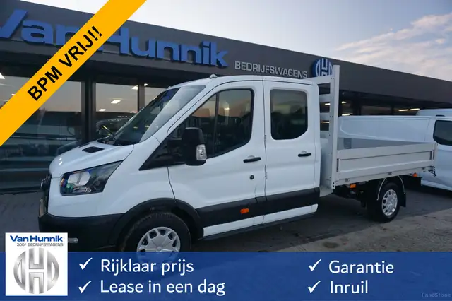 Ford Transit 350L 130PK Doka L3 BPM VRIJ!! Airco, Cruise, Trekh