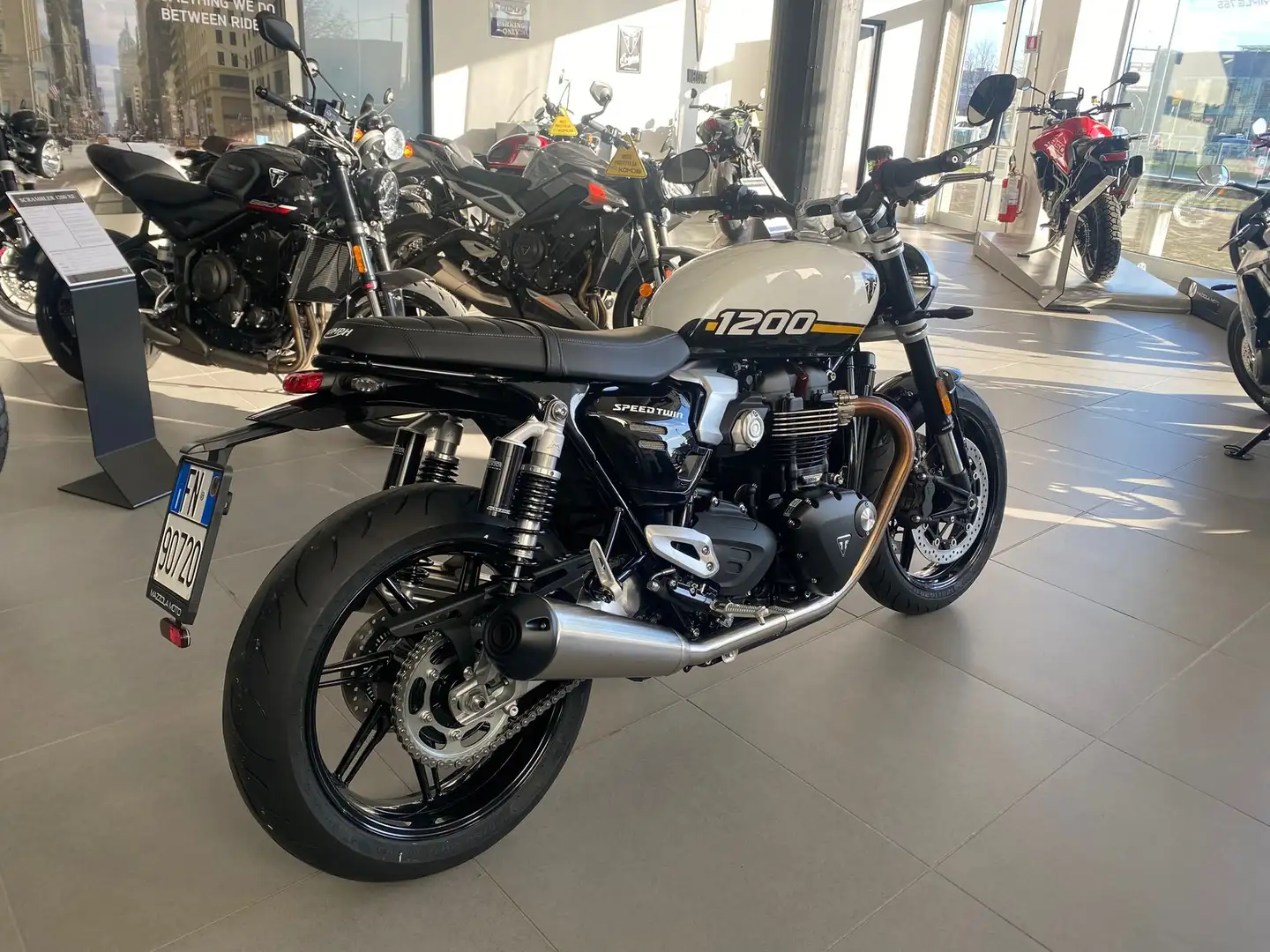 Triumph Speed Twin 1200 Weiß - 2