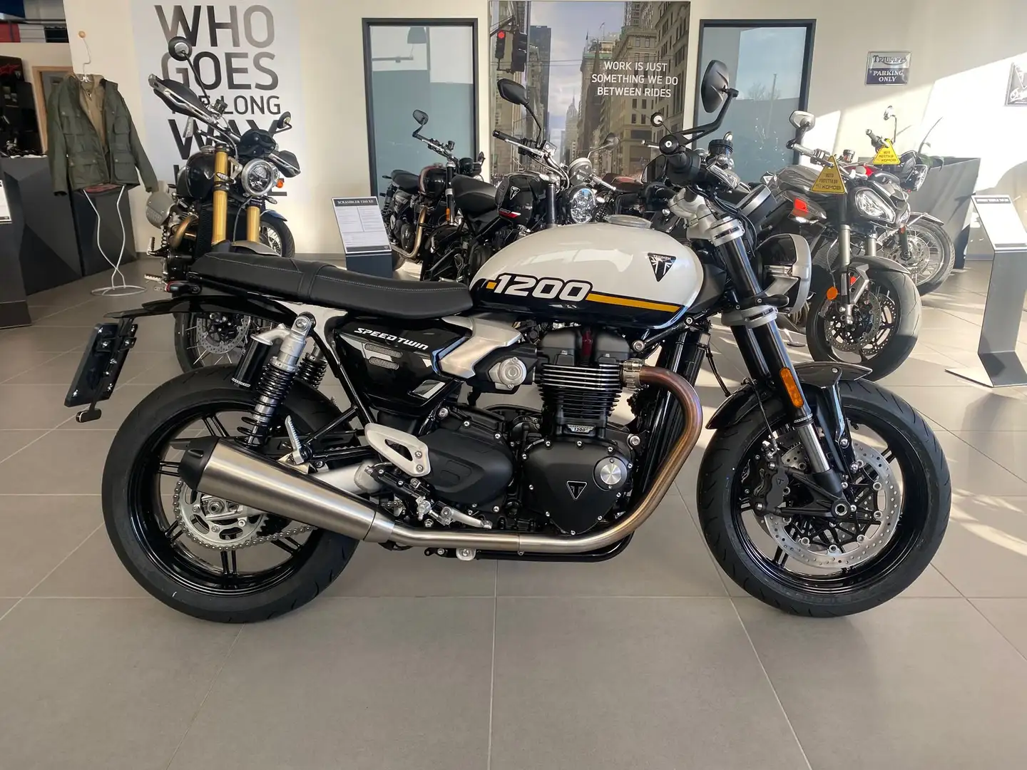 Triumph Speed Twin 1200 Weiß - 1