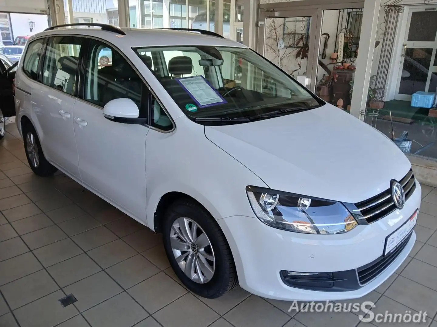 Volkswagen Sharan 1.4 TSI Comfortline Bluetooth Navi Klima Blanc - 2
