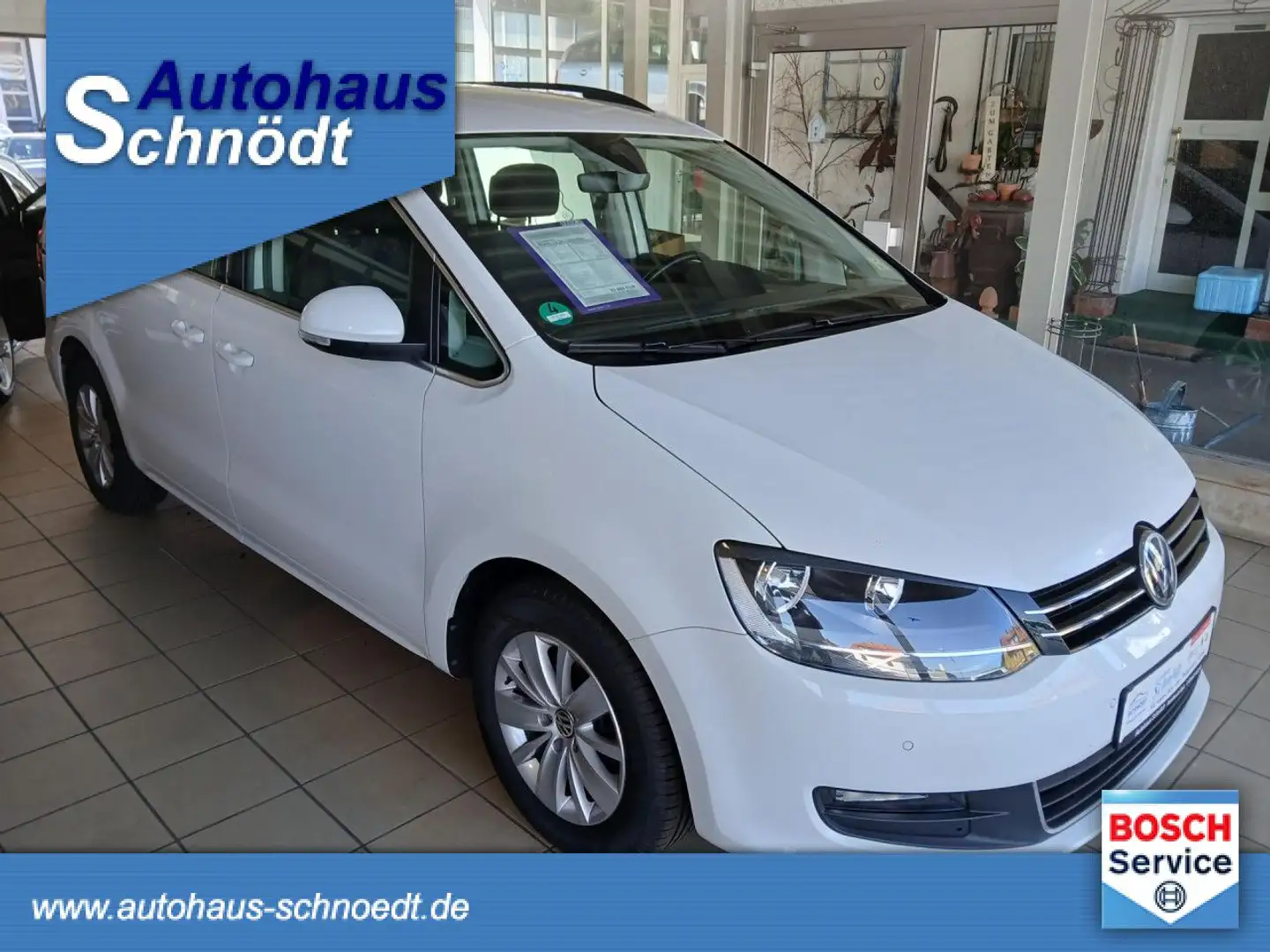 Volkswagen Sharan 1.4 TSI Comfortline Bluetooth Navi Klima Alb - 1