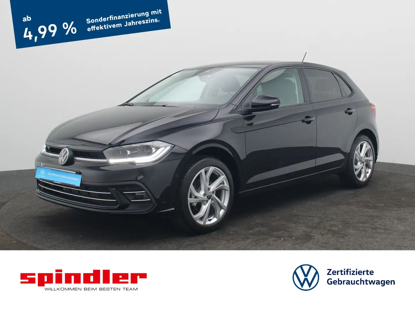 Volkswagen Polo Style 1.0 TSI DSG / Navi, Matrix, IQ.Drive Schwarz - 1
