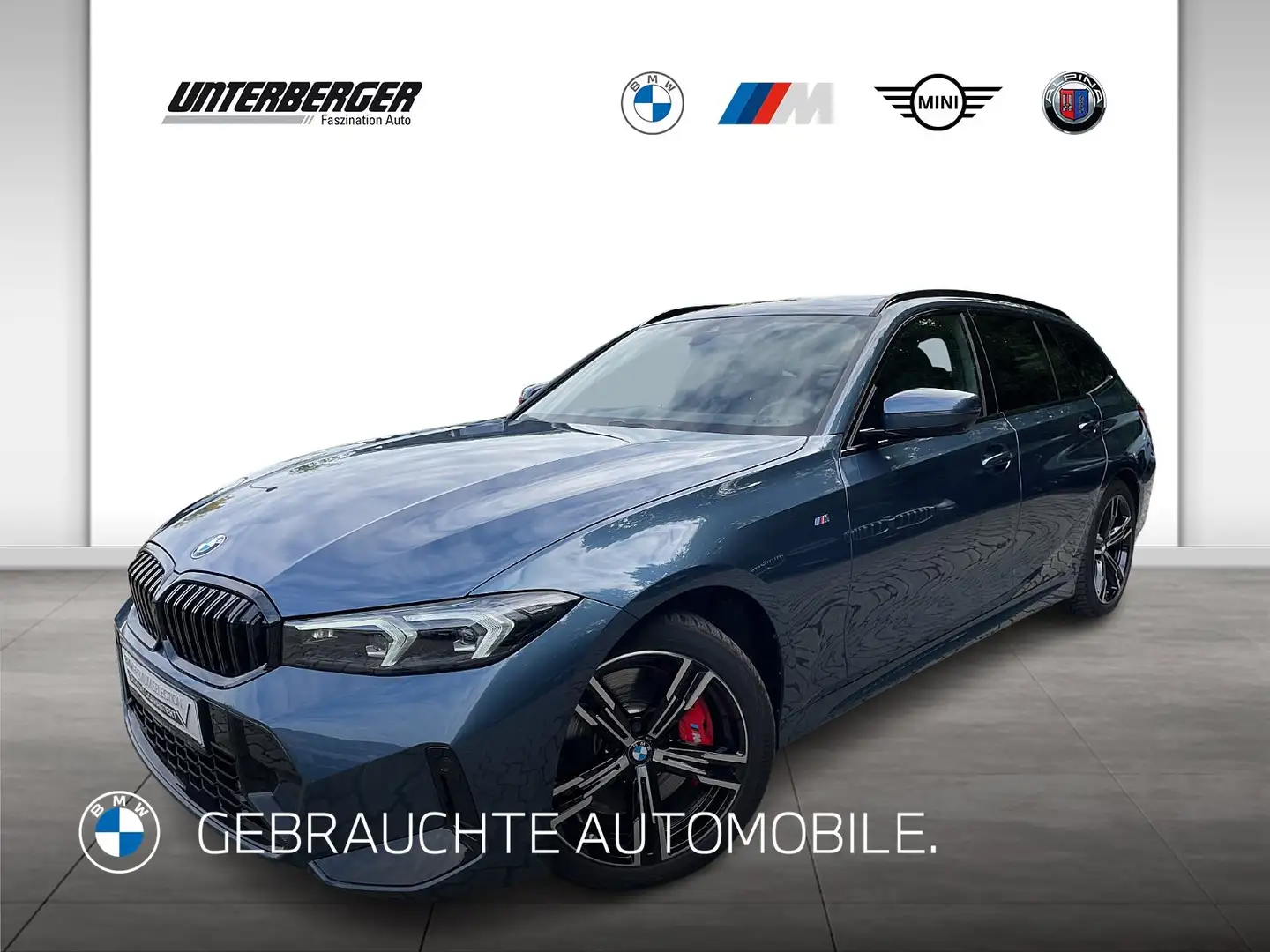 BMW 320 d xDrive Touring M Sportpaket Pro-Panoramadach-Har Blau - 1