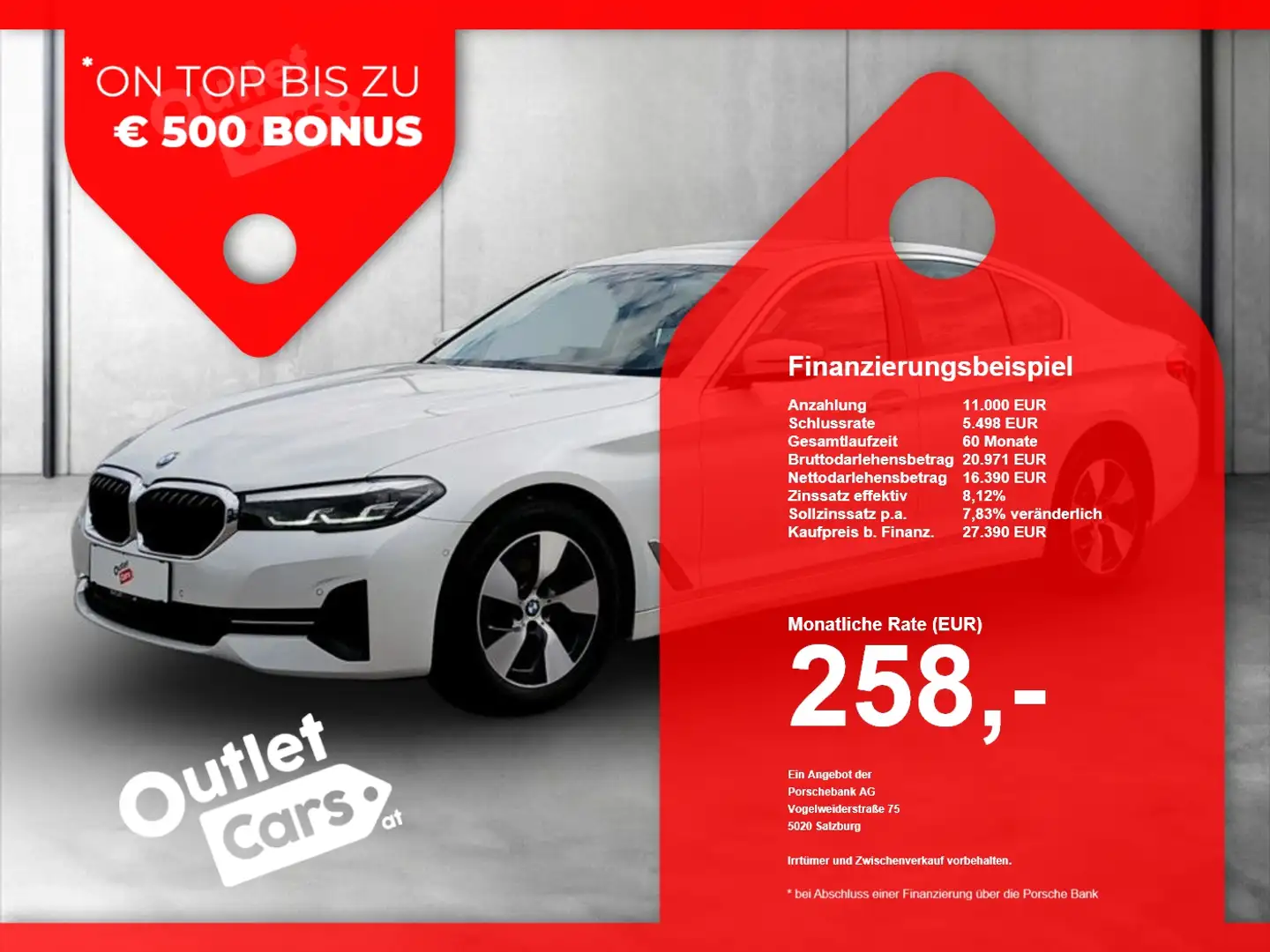 BMW 518 d Aut. CARPLAY+LED+LEDER+NAVI+RFK+Virtual+HUD Weiß - 1