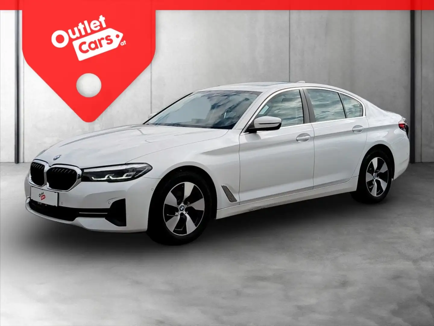 BMW 518 d Aut. CARPLAY+LED+LEDER+NAVI+RFK+Virtual+HUD Weiß - 1