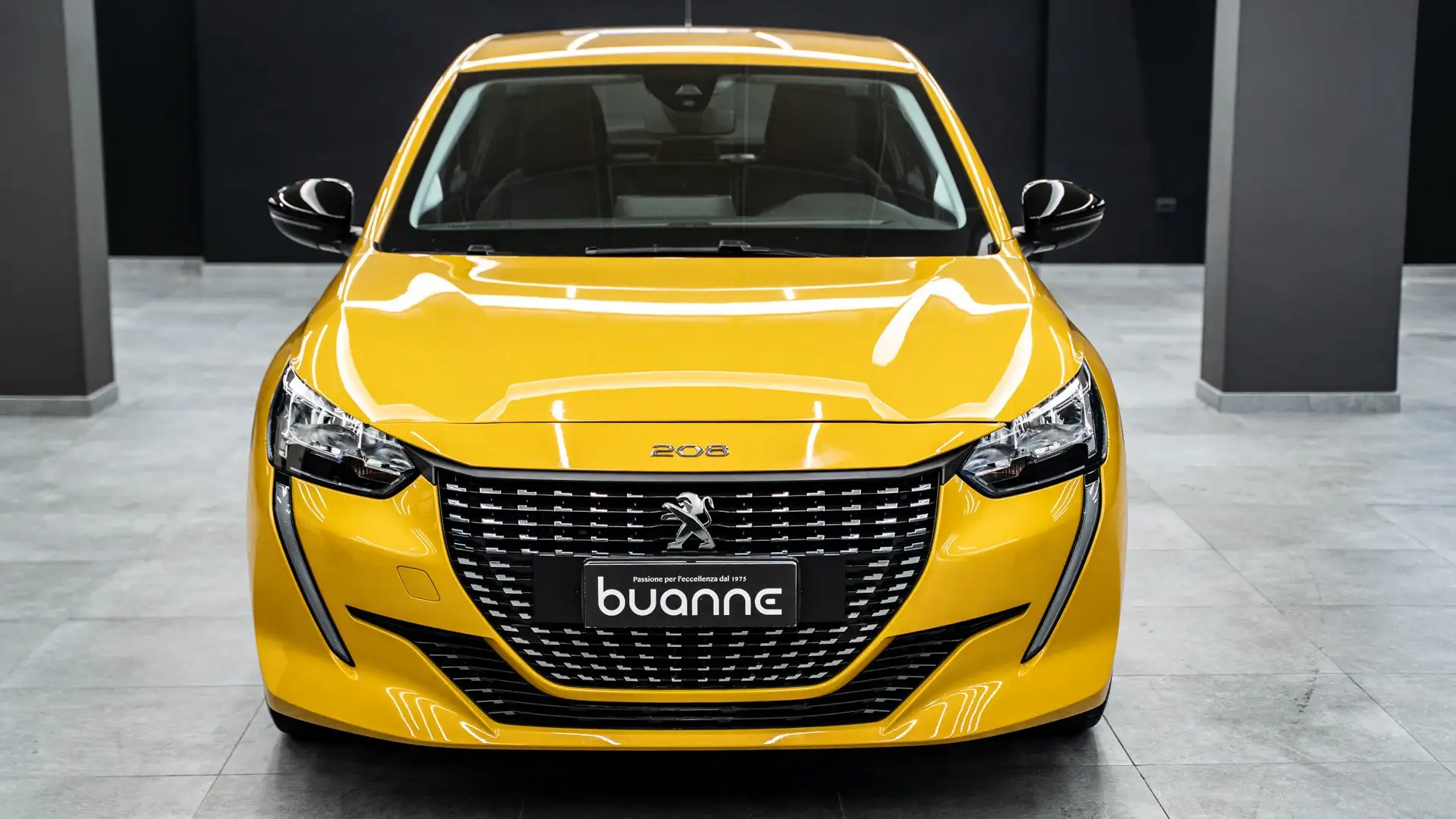 Peugeot 208 1.5 bluehdi Active Pack S Iva Esposta Italy Km Cer Giallo - 2