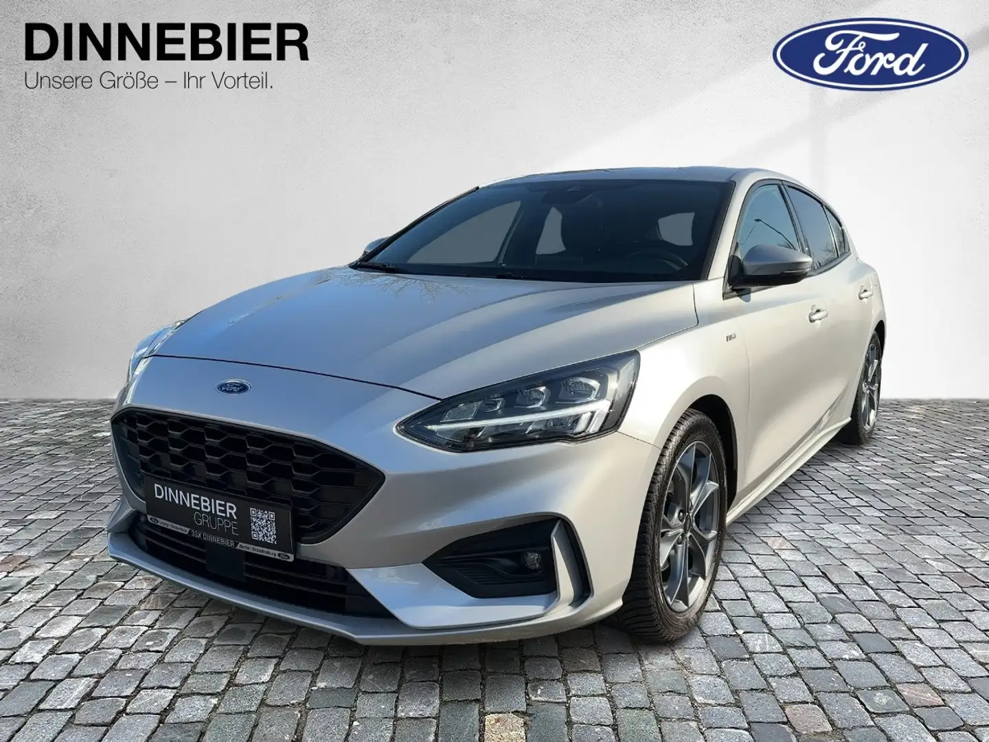 Ford Focus ST-Line 5W 1.0L EB| LED|FSHZ|PDC vo+ hi| Zilver - 2