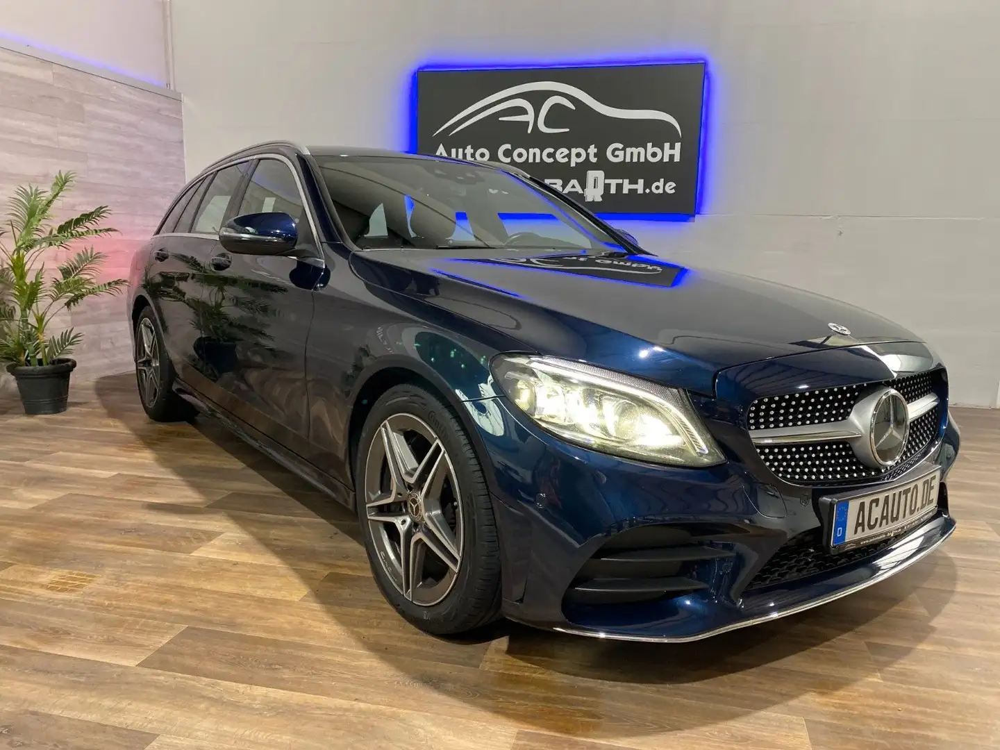 Mercedes-Benz C 300 e T +AMG Line+Ambilight+Burmester+LED+RFK Azul - 2