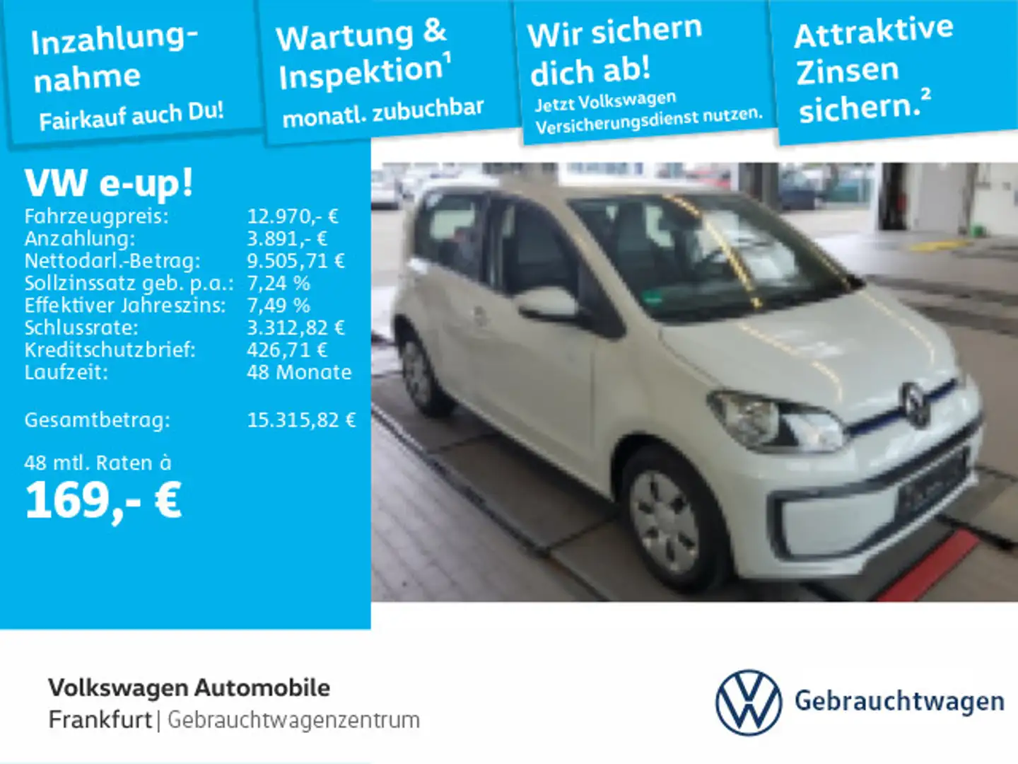 Volkswagen e-up! Move Climatronic DAB+ Weiß - 1