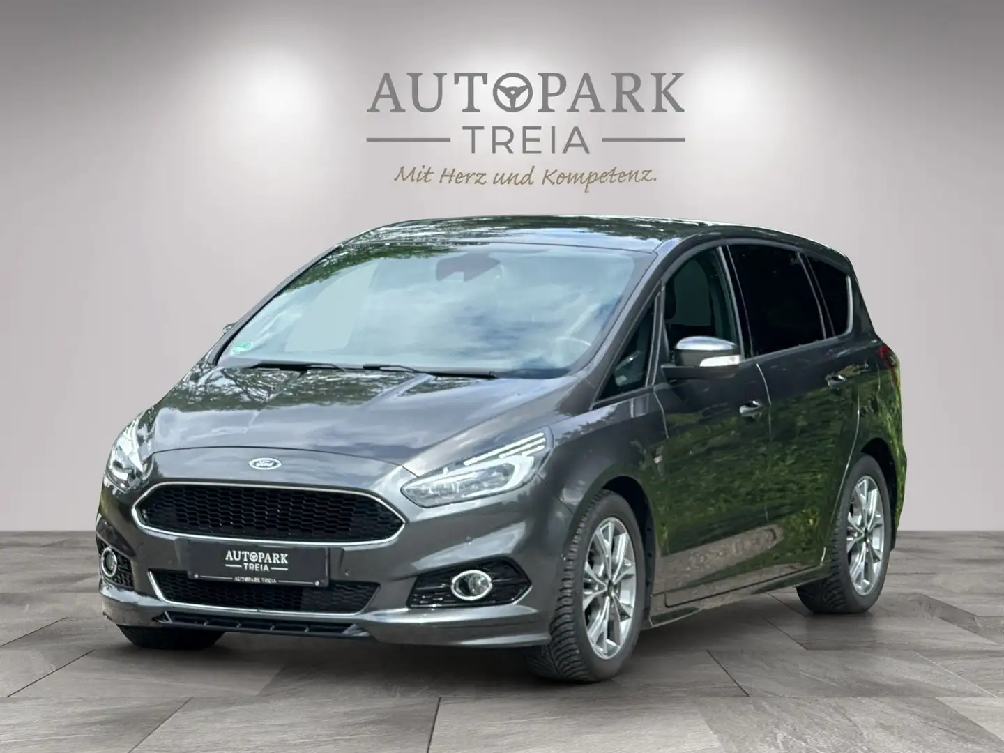 Ford S-Max S-MAX ST-Line (LED-7SITZER-ACC-NAVI-ALCANTARA) Grijs - 1