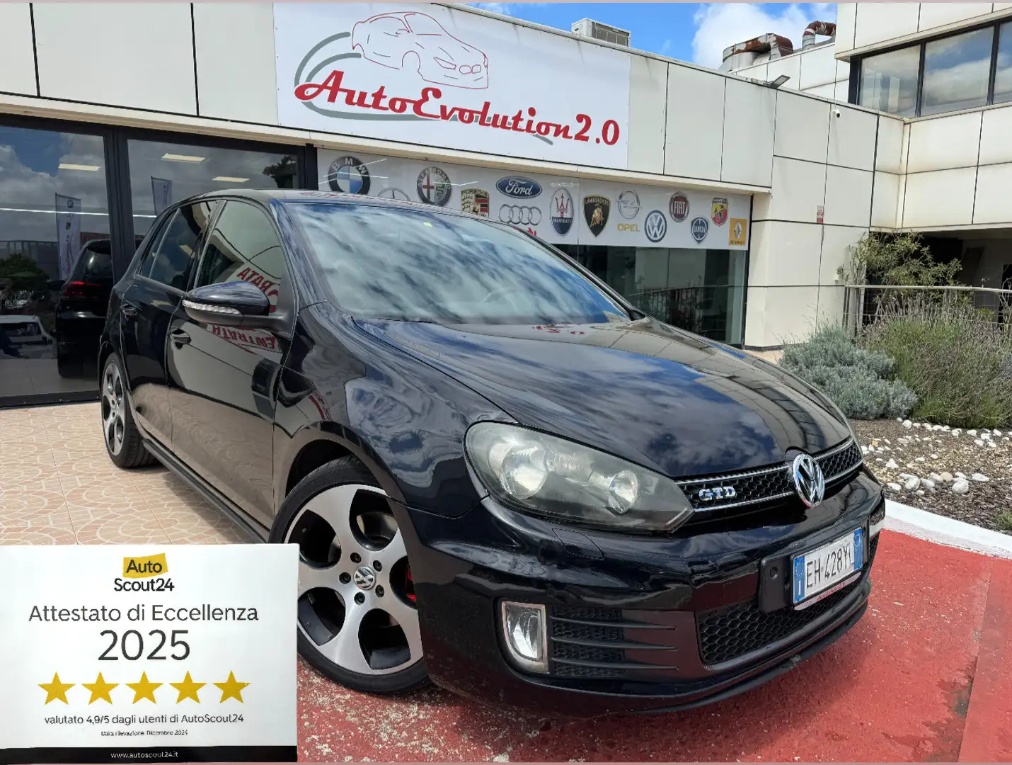 Volkswagen Golf 5p 2.0 tdi Gtd dsg Schwarz - 1