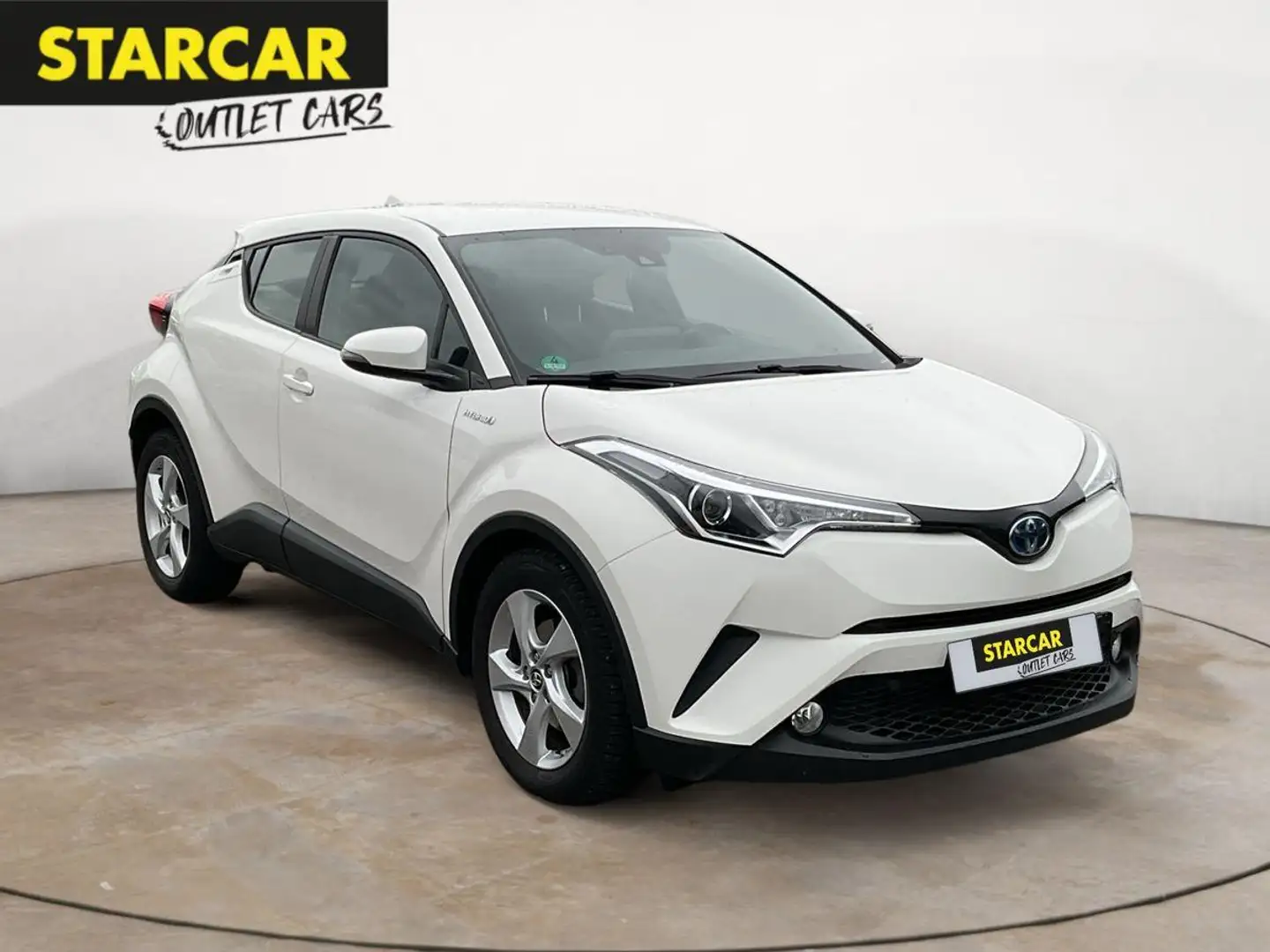 Toyota C-HR 90 kW HYBRID FLOW 1.8 16V+NAVI+ACC+RFK+SHZ+AWR+17" Weiß - 1