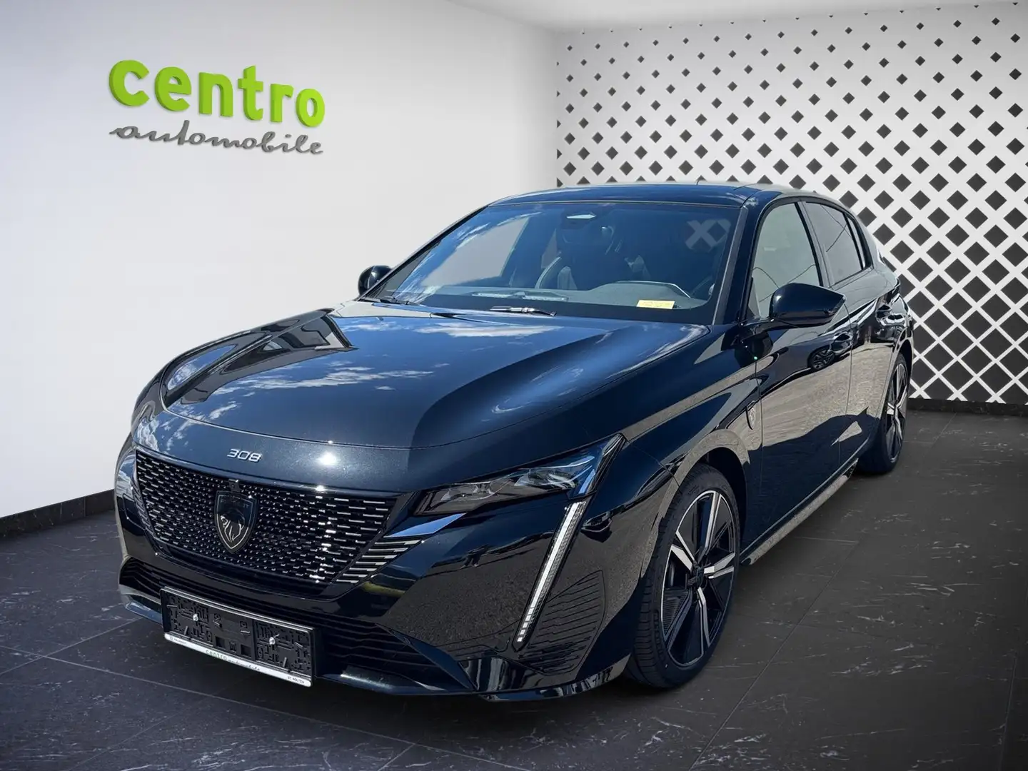 Peugeot 308 Hybrid 145 GT Schiebedach Focal Schwarz - 1