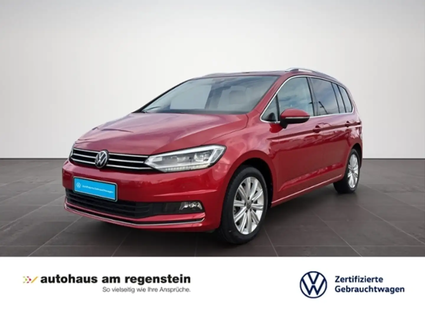 Volkswagen Touran 1.5TSI HL LED/Pano/Kamera/Navi/ACC Rouge - 1