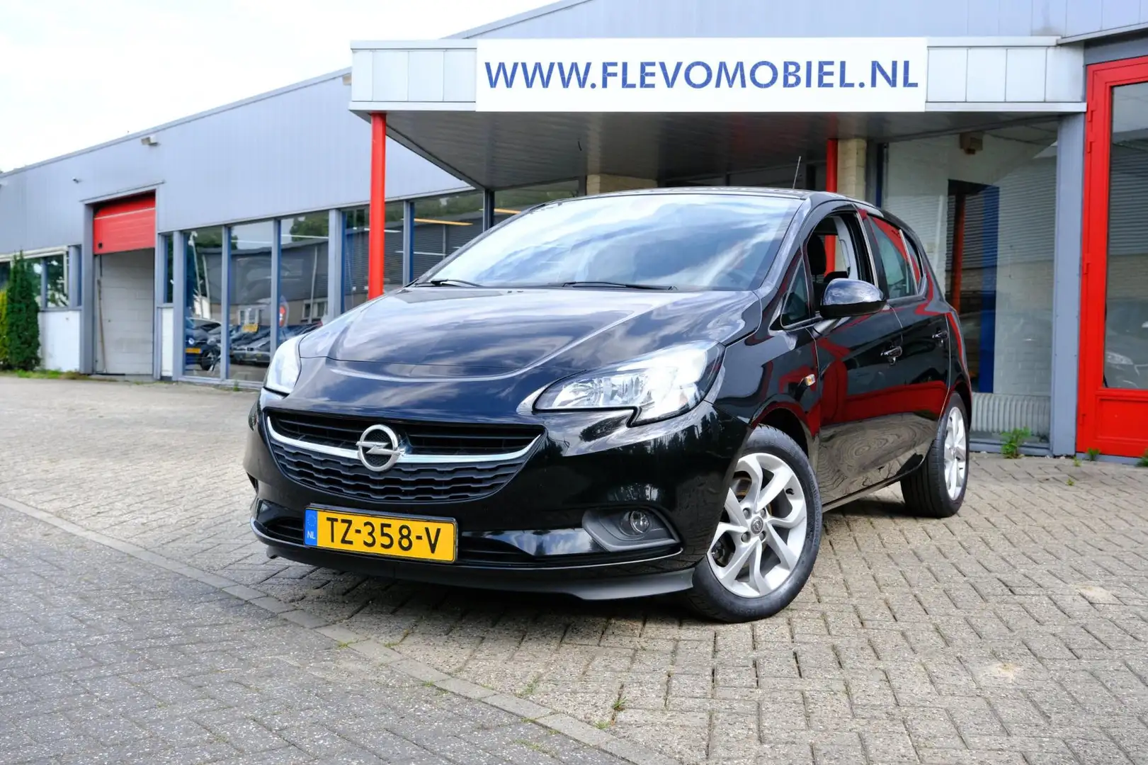 Opel Corsa 1.0 Turbo Online Edition 5-drs Navi|1e Eig|Cam|Air Zwart - 1
