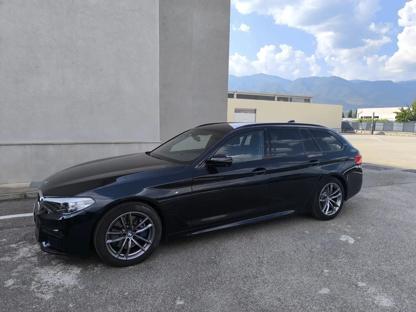 BMW 530 530d Touring xdrive Msport 265cv auto Blu/Azzurro - 2
