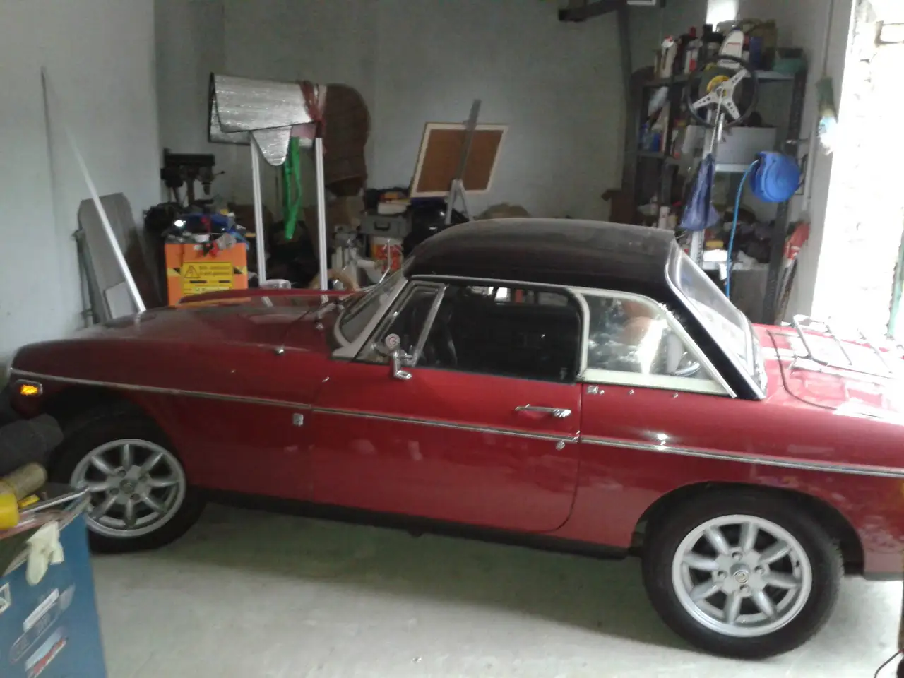 MG MGB 1800 Cabrio mit Hardtop LHD Motor neu gemacht!viel Zubehör, foto 3