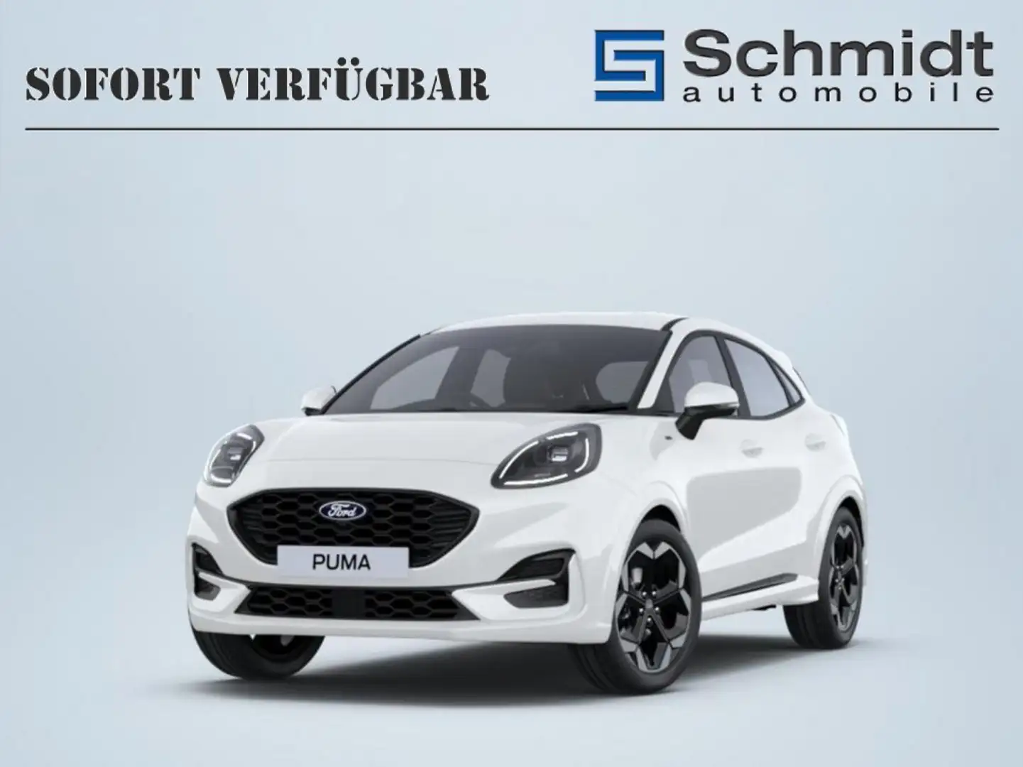 Ford Puma ST-Line X MHEV 5-türig 1,0L Eboost 125PS A FWD Weiß - 1