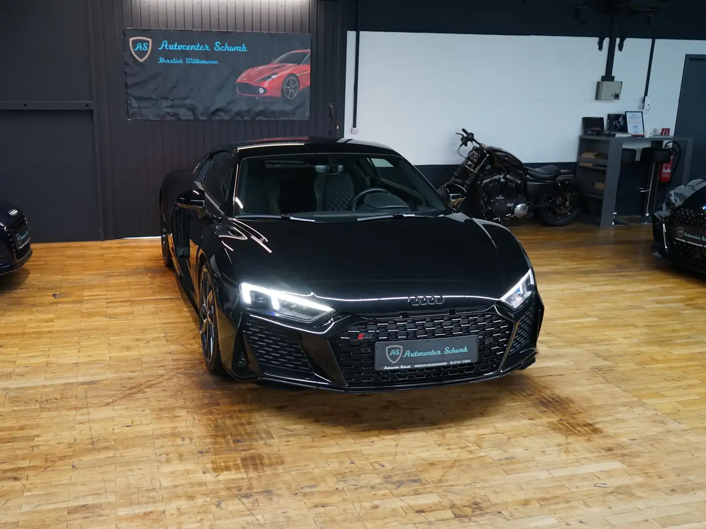 Audi R8 5.2 FSI quattro-RAUTE SITZE-SPORT AGA-KAMERA Schwarz - 1