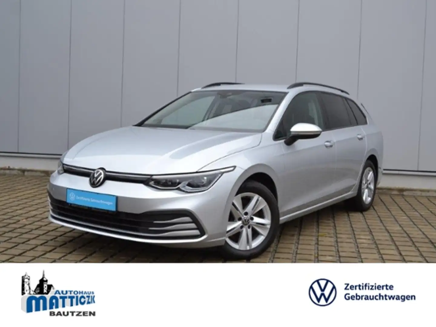 Volkswagen Golf Variant VIII Variant 2.0 TDI 150 PS DSG Life LED/NAVI+VZE Argent - 1