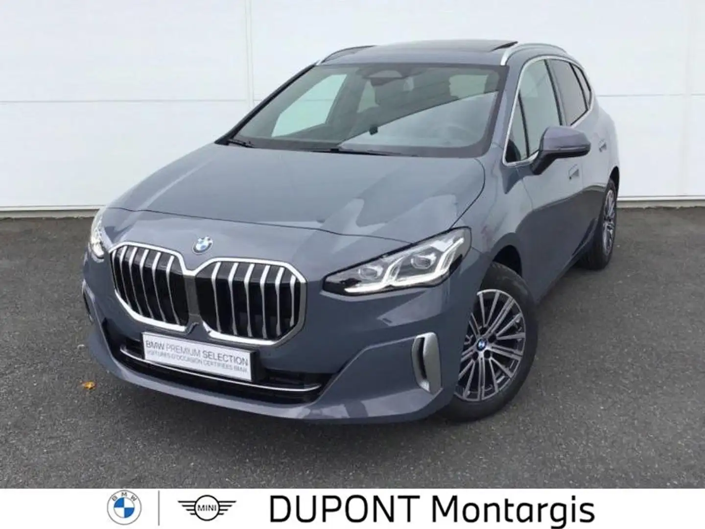 BMW 218 218i 136ch Luxury DKG7 Gris - 1