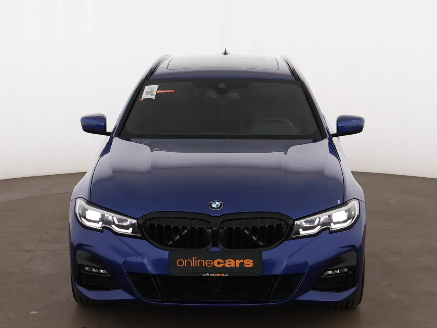 BMW 330 e Touring M-Sport Aut LED SKY LEDER NAVI R-CAM Blau - 2