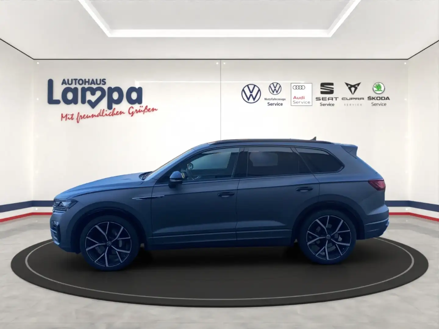 Volkswagen Touareg R-Line 3.0 TDI 4MOTION DSG AHK,Pano,Std-H,Area-V Grau - 2