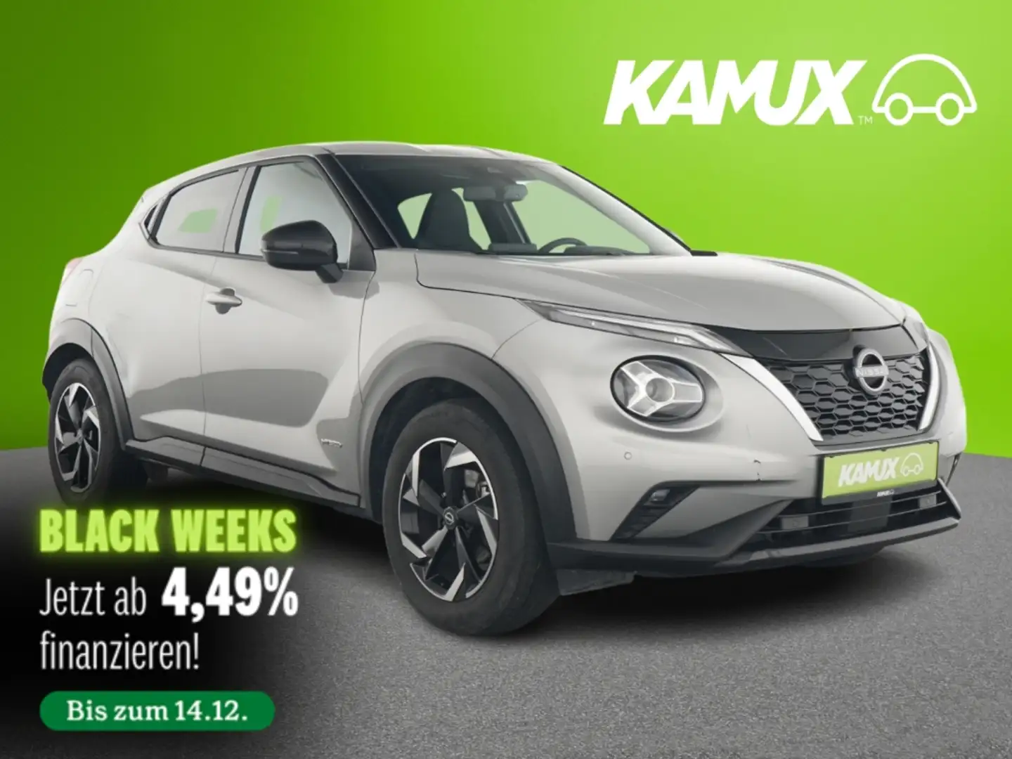 Nissan Juke 1.6Hybrid Aut.N-Connecta+LED+KAMERA+CARPLAY Argent - 1