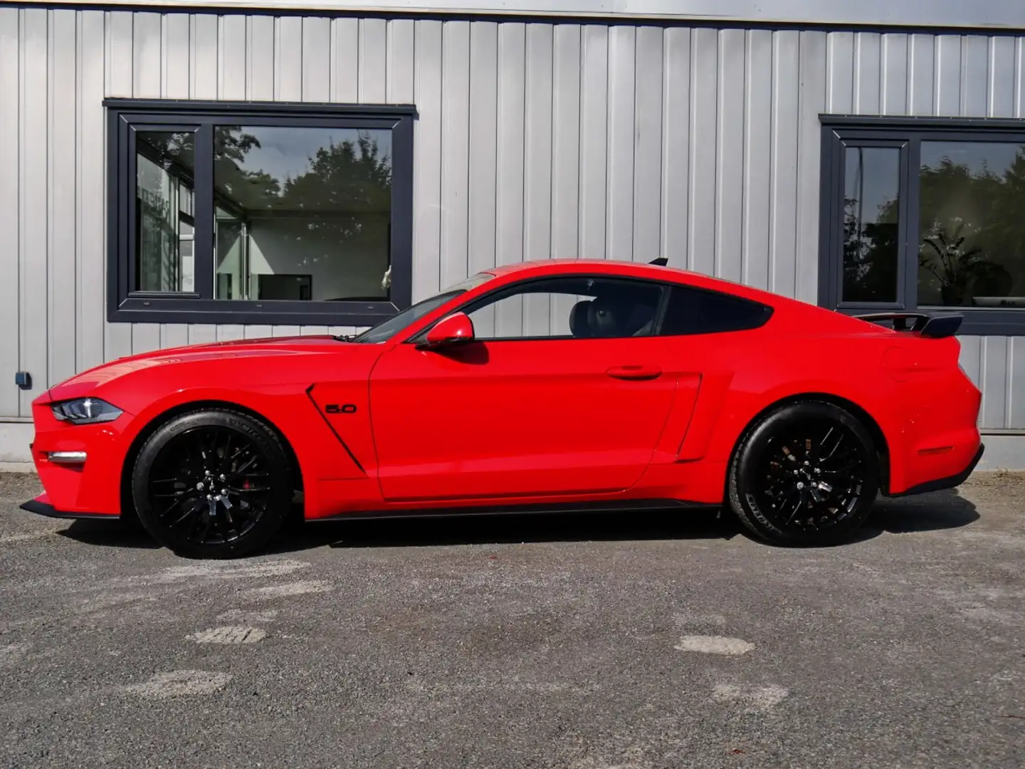 Ford Mustang GT V8 Klimasitze+B&O-Sound+Kamera+Leder Klima Rood - 2