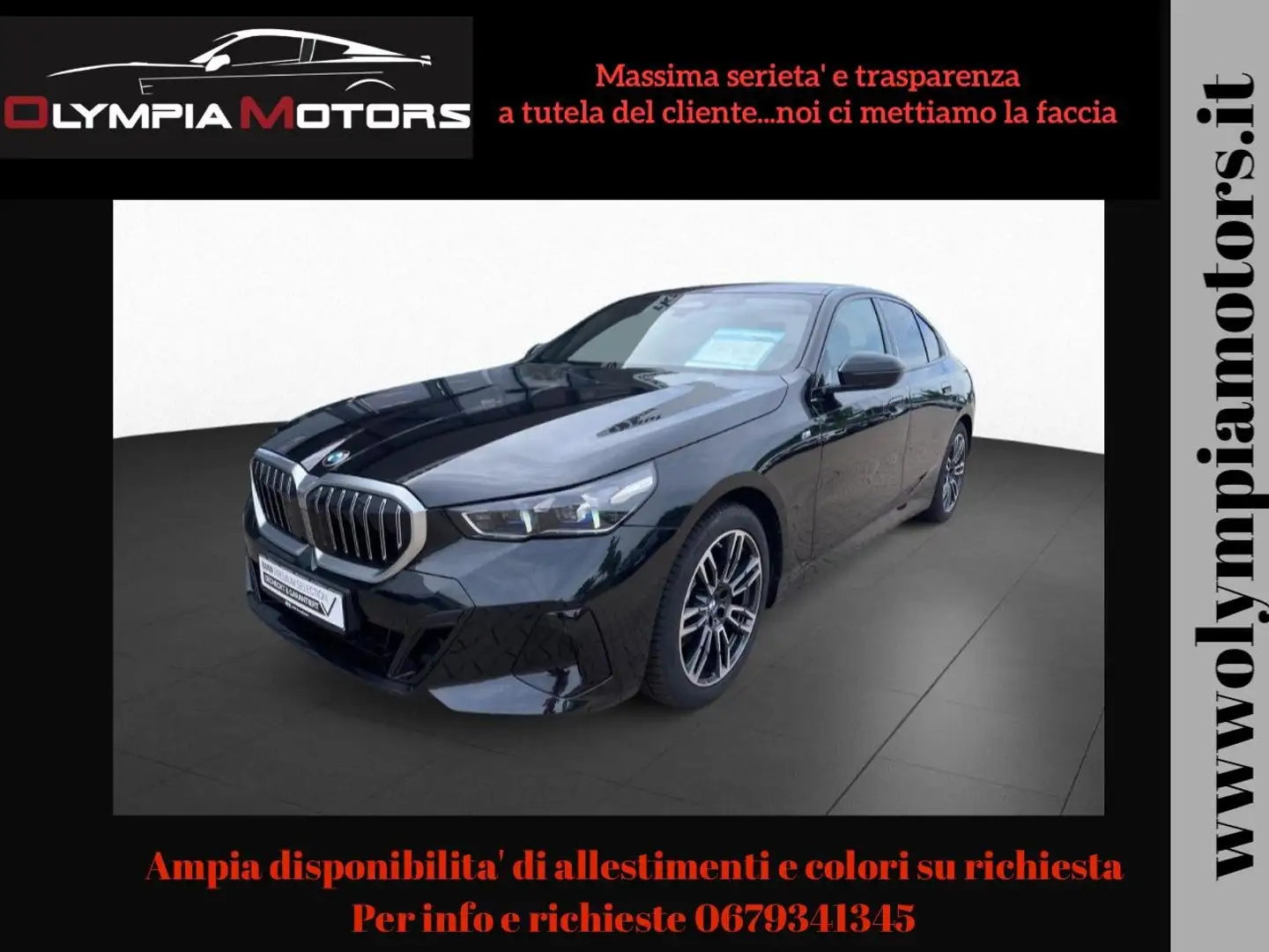 BMW 520 D M SPORT 48V LASER H&K KAMERA 360 CARBON Nero - 1