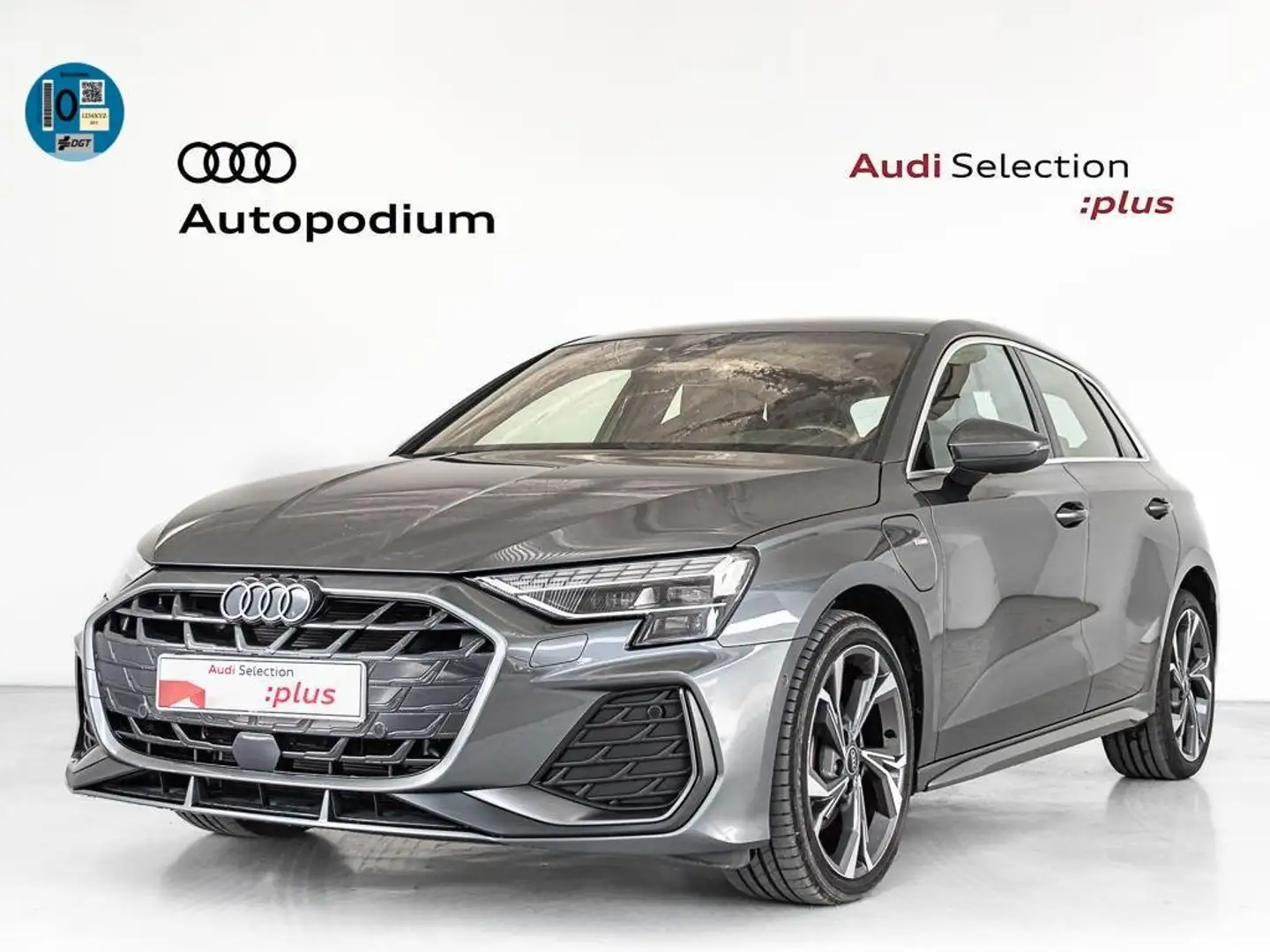 Audi A3 Sportback TFSI e S line S tronic 150kW Gris - 1